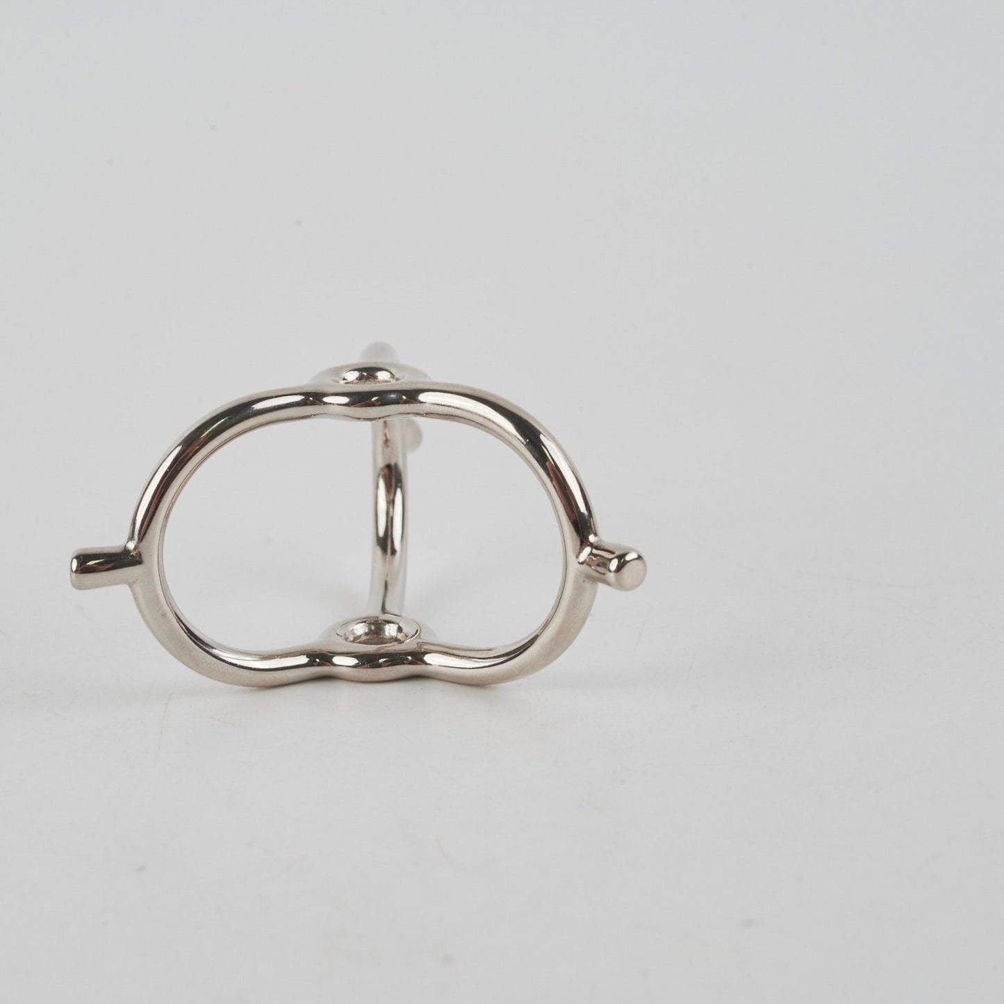 Hermes Scarf Ring Palladium