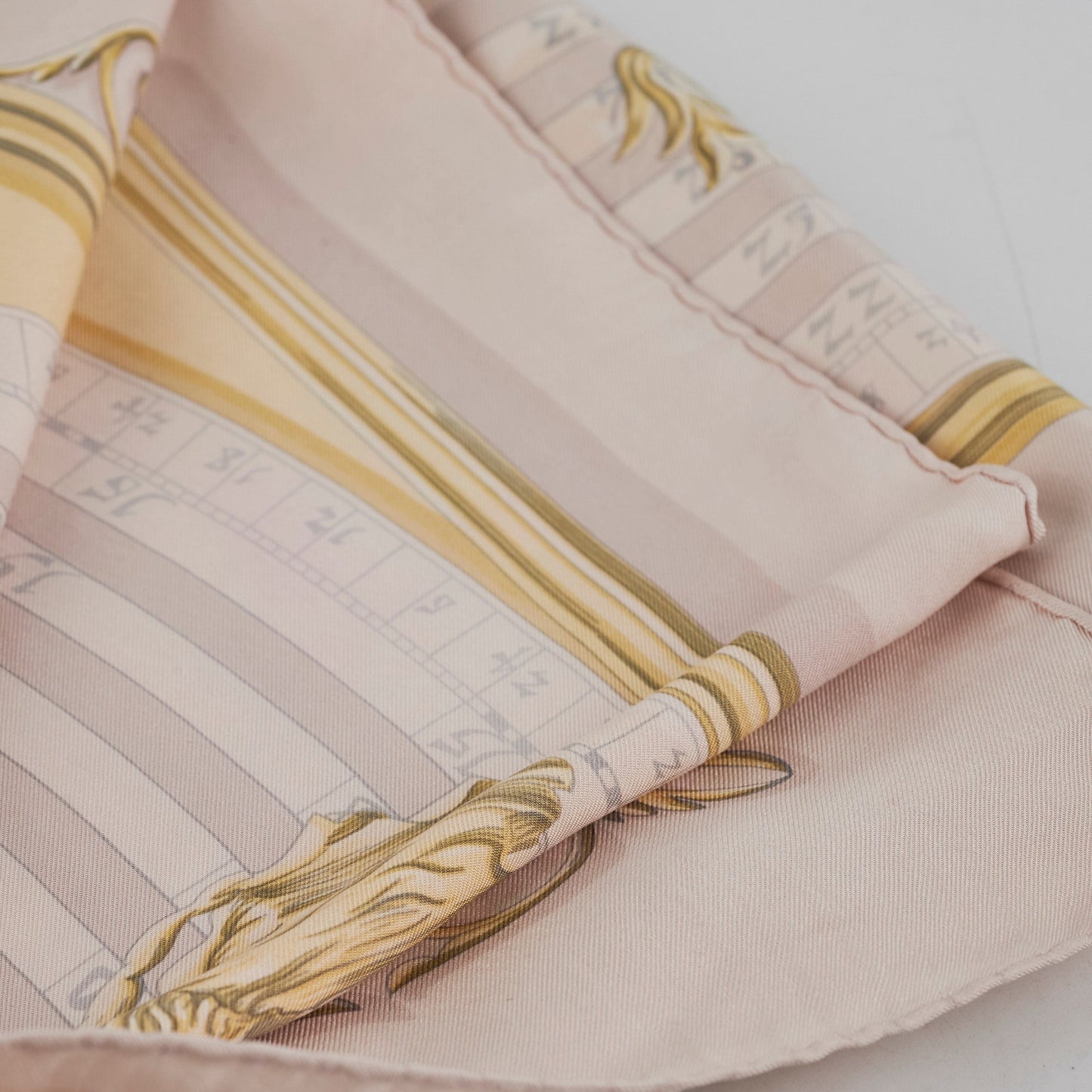 Hermes 90cm Square Scarf Pink/Yellow