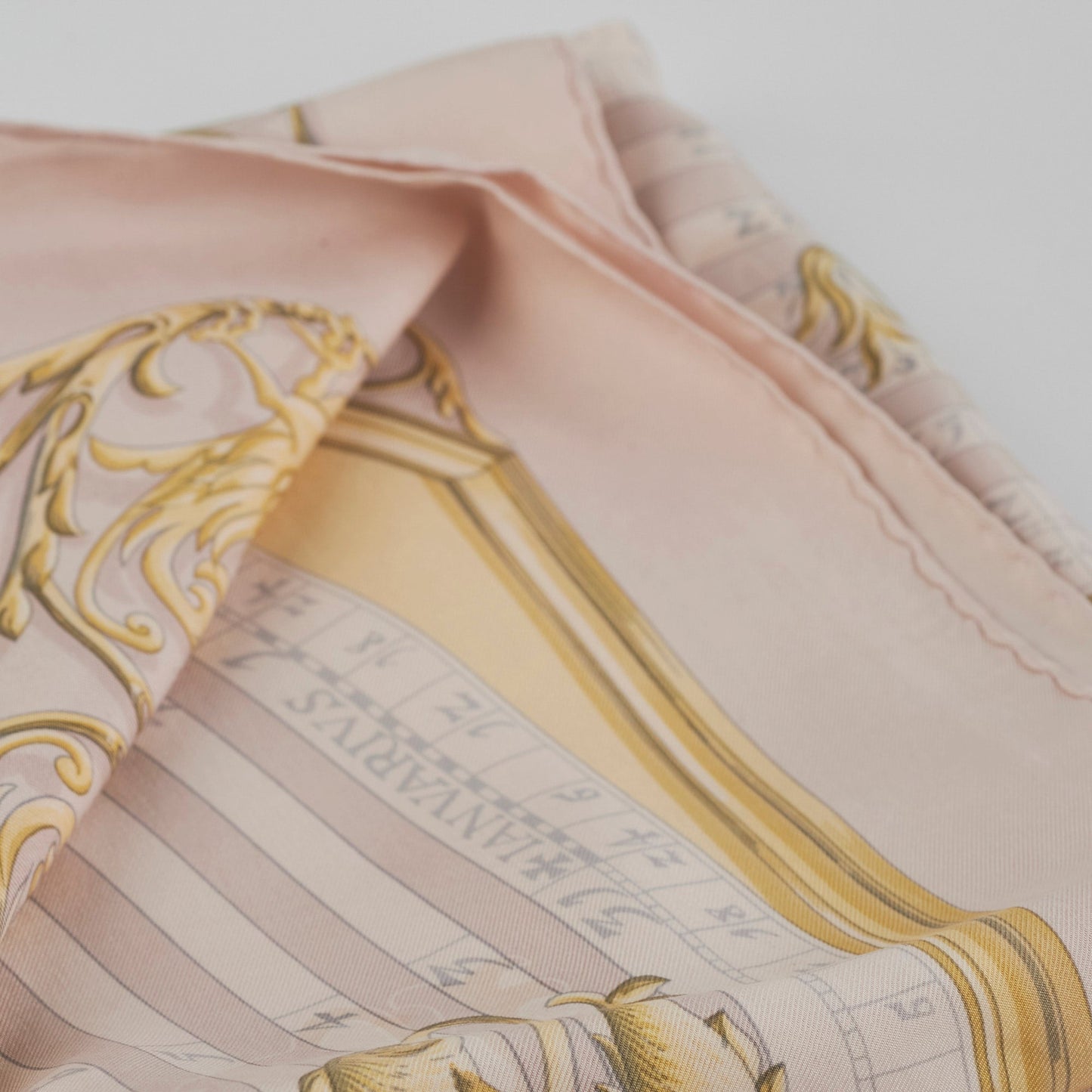 Hermes 90cm Square Scarf Pink/Yellow