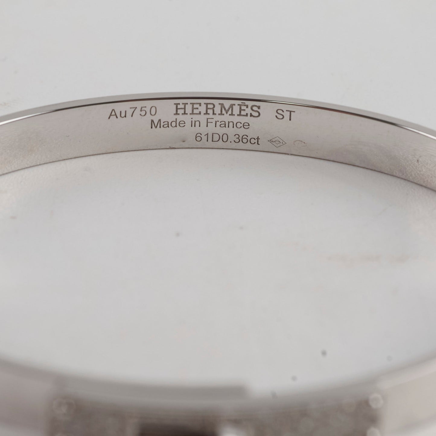 Hermes Kelly White Gold Small Model Size SH
