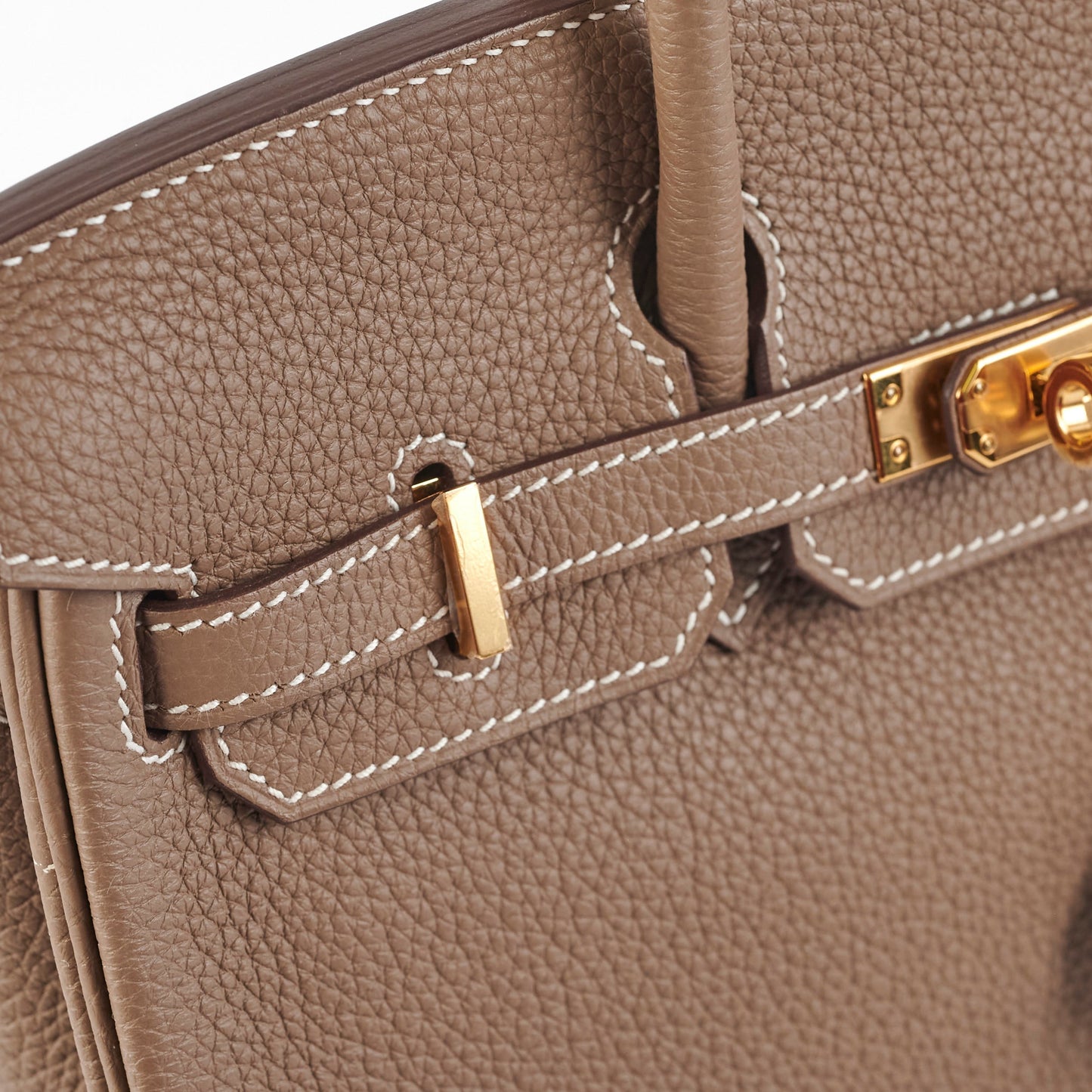 Hermes Birkin 25 Togo Etoupe Stamp D