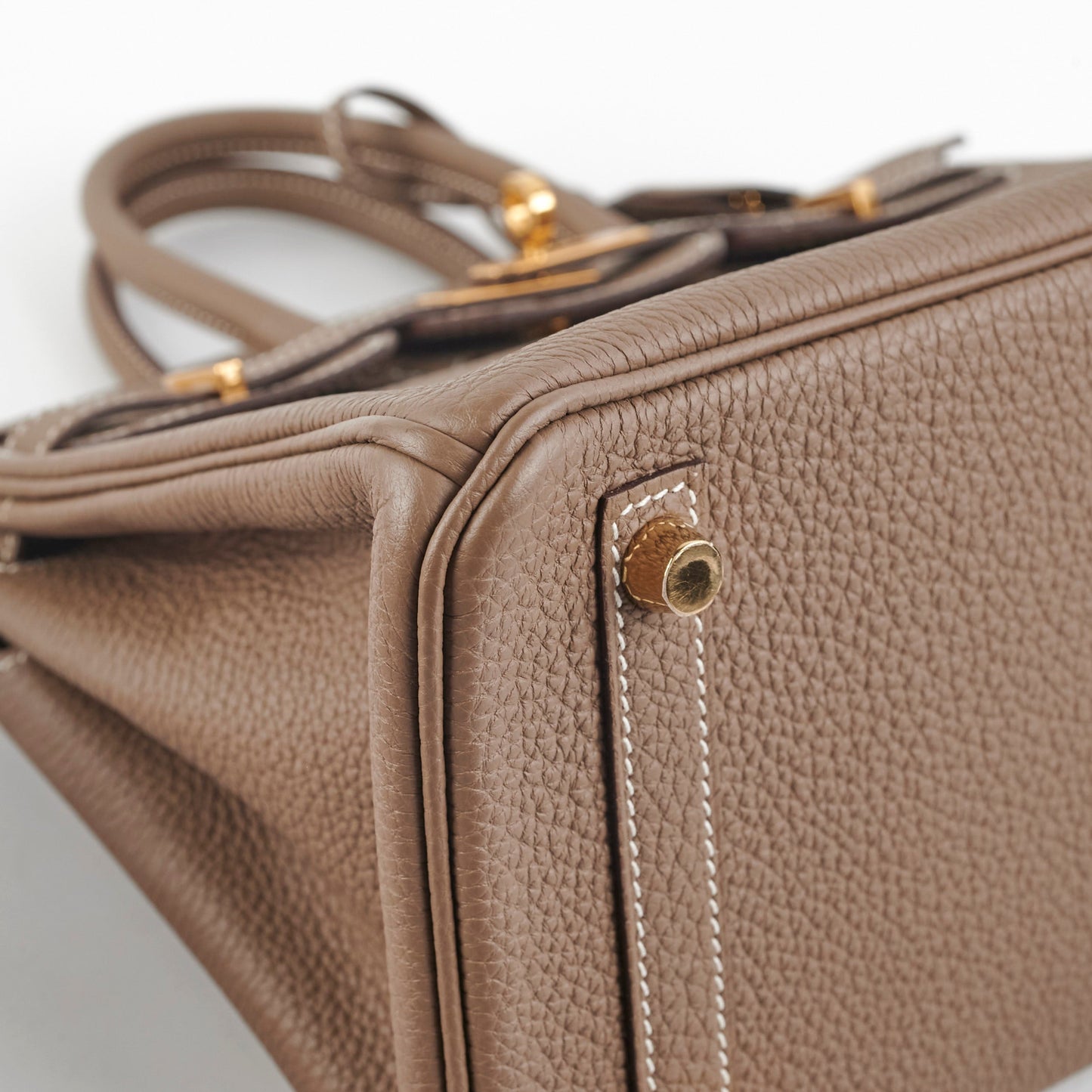 Hermes Birkin 25 Togo Etoupe Stamp D