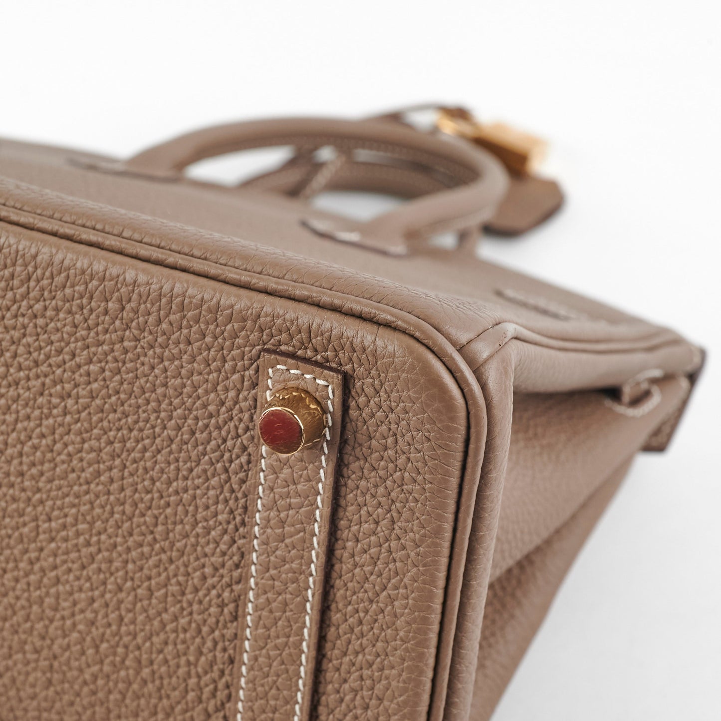 Hermes Birkin 25 Togo Etoupe Stamp D