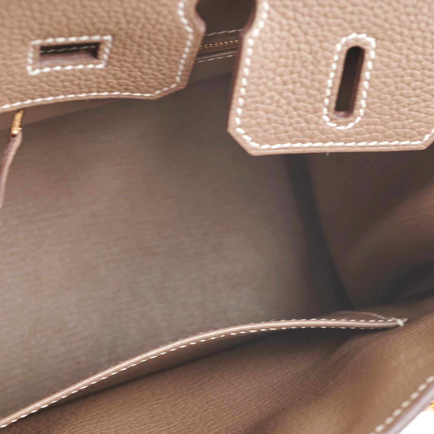 Hermes Birkin 25 Togo Etoupe Stamp D