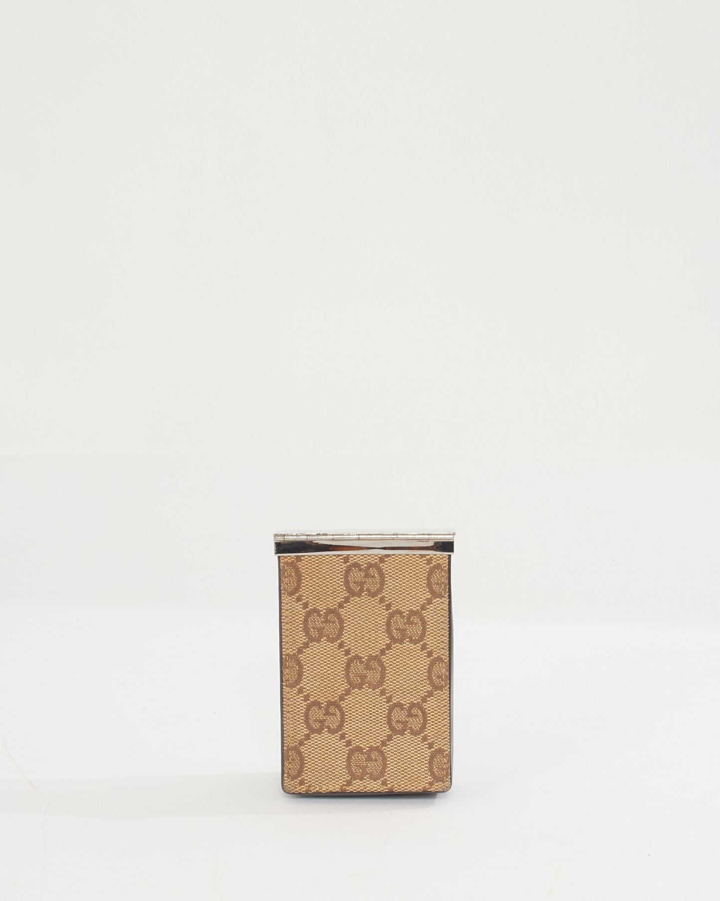 Gucci Brown Canvas Cigarette Box