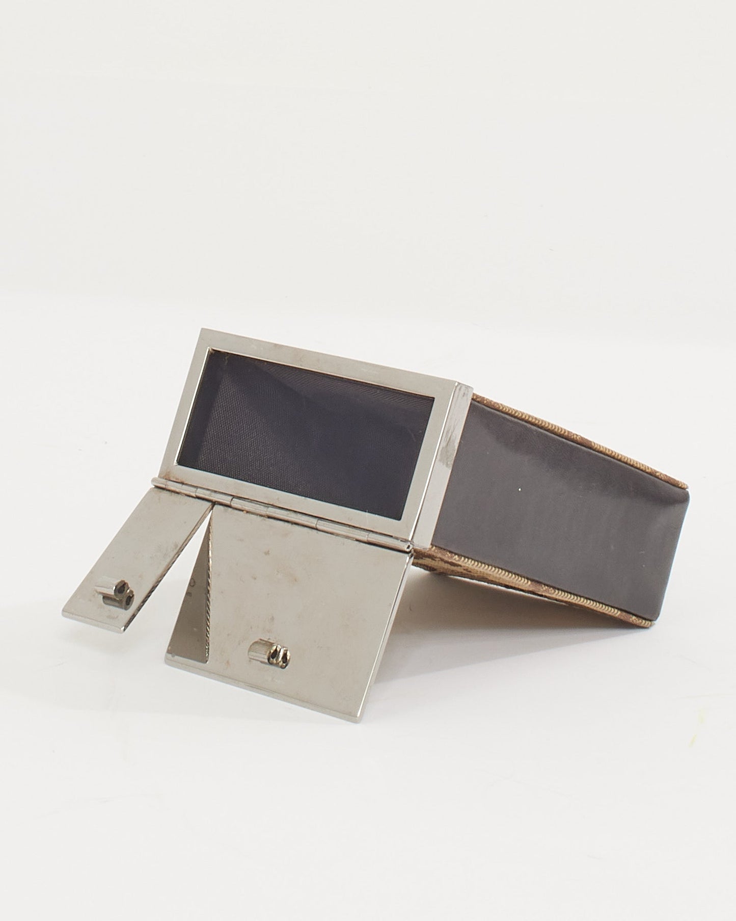 Gucci Brown Canvas Cigarette Box