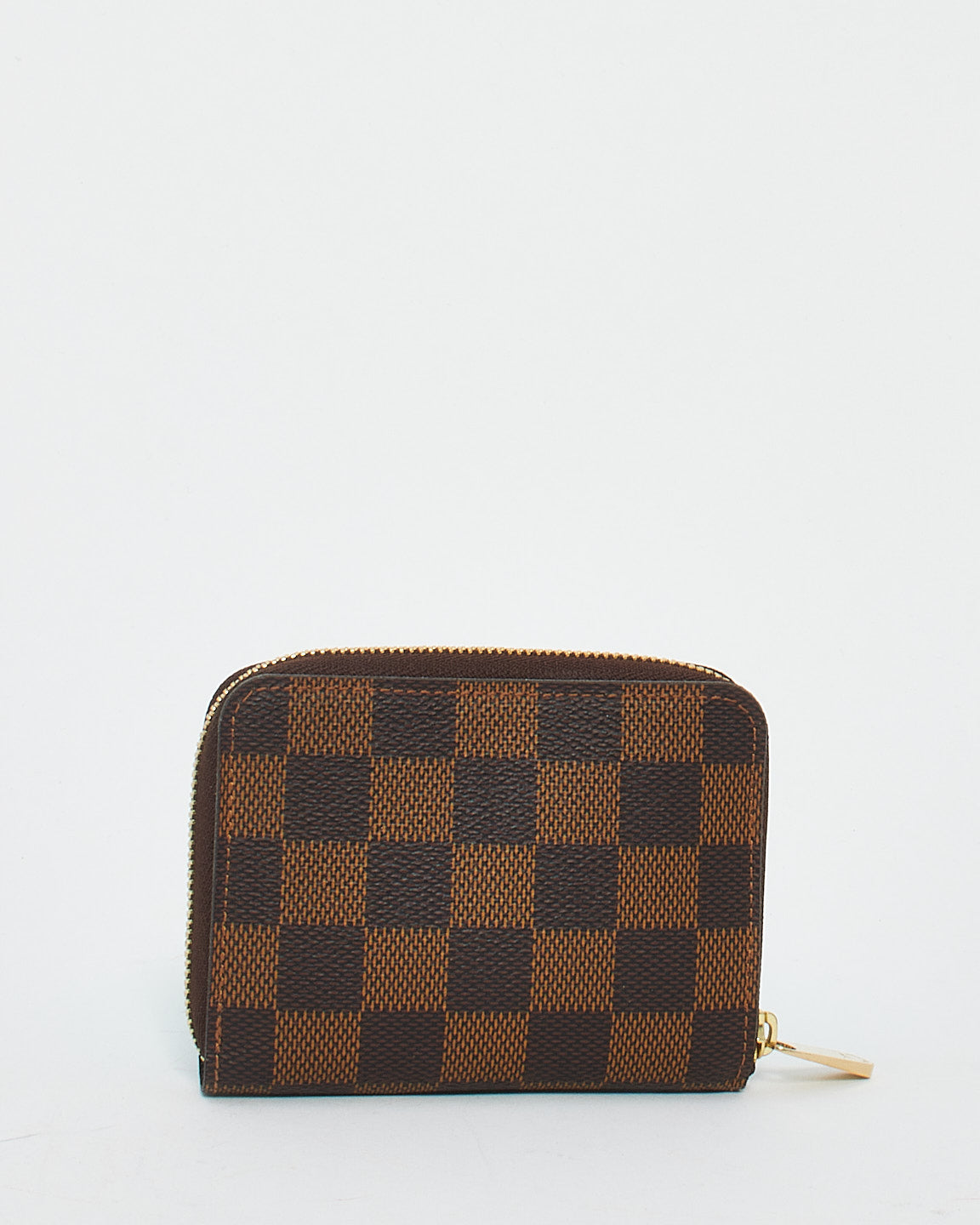 Louis Vuitton Damier Ebene Canvas Zippy Wallet