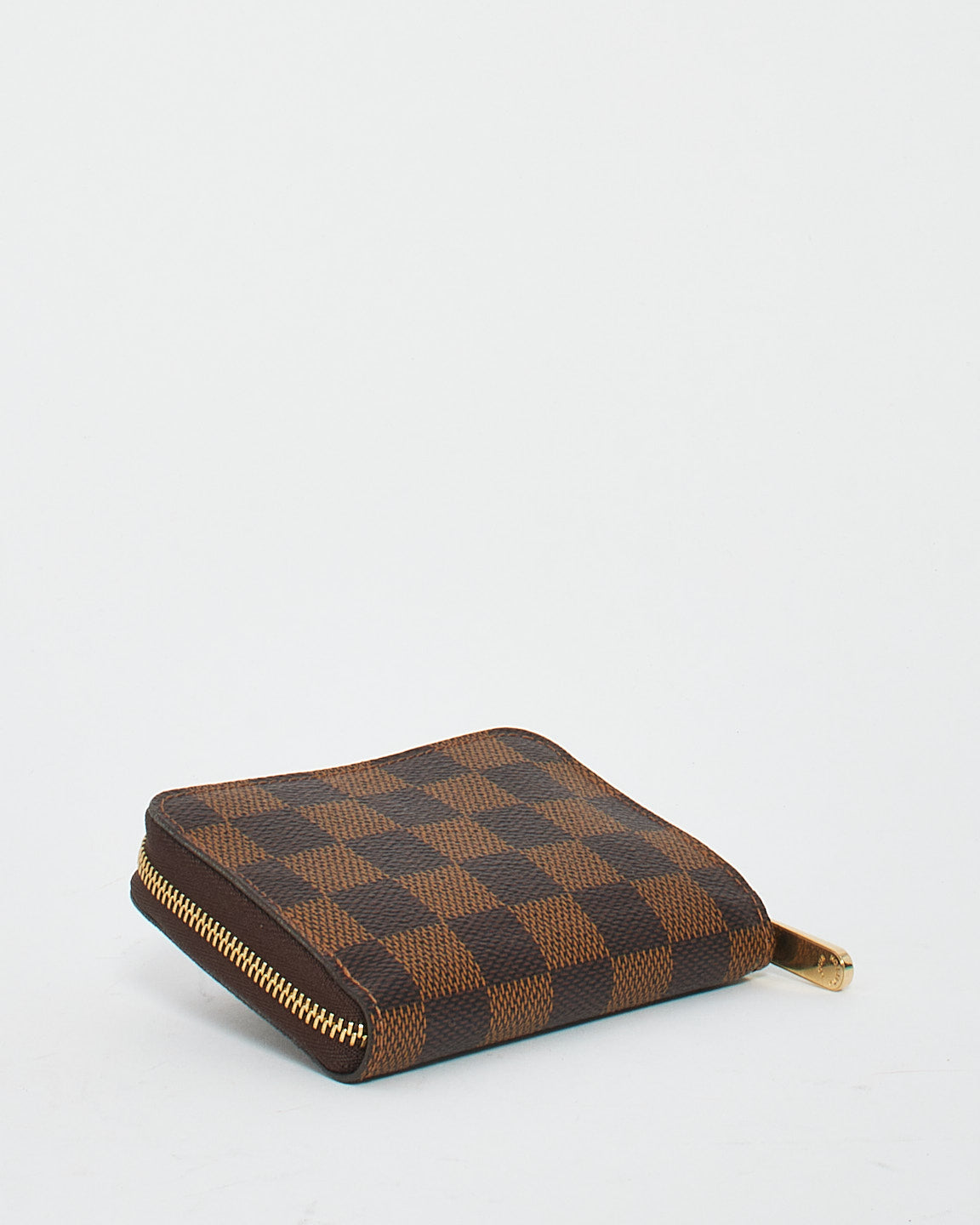 Louis Vuitton Damier Ebene Canvas Zippy Wallet