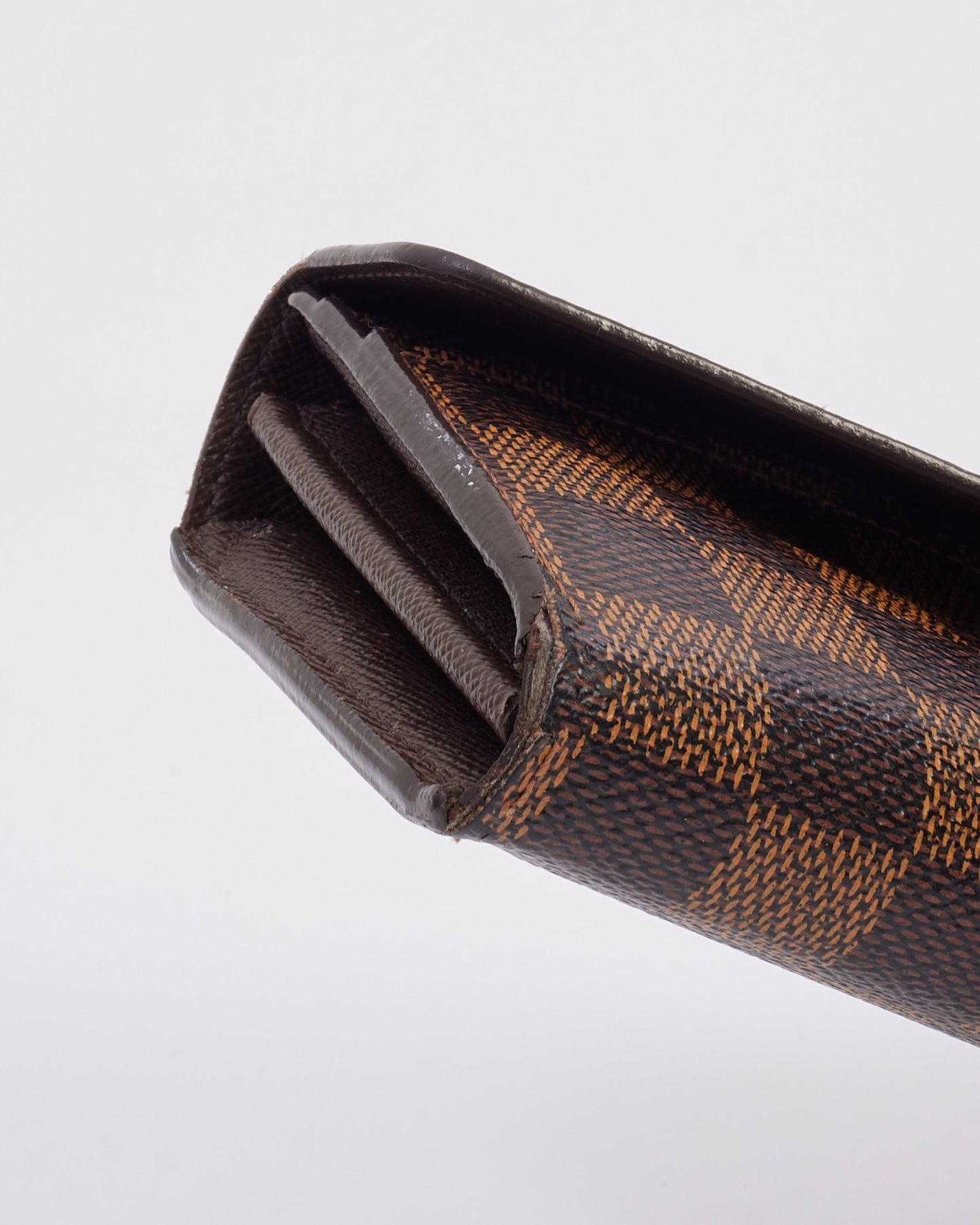 Louis Vuitton Damier Ebene Canvas Sarah Wallet