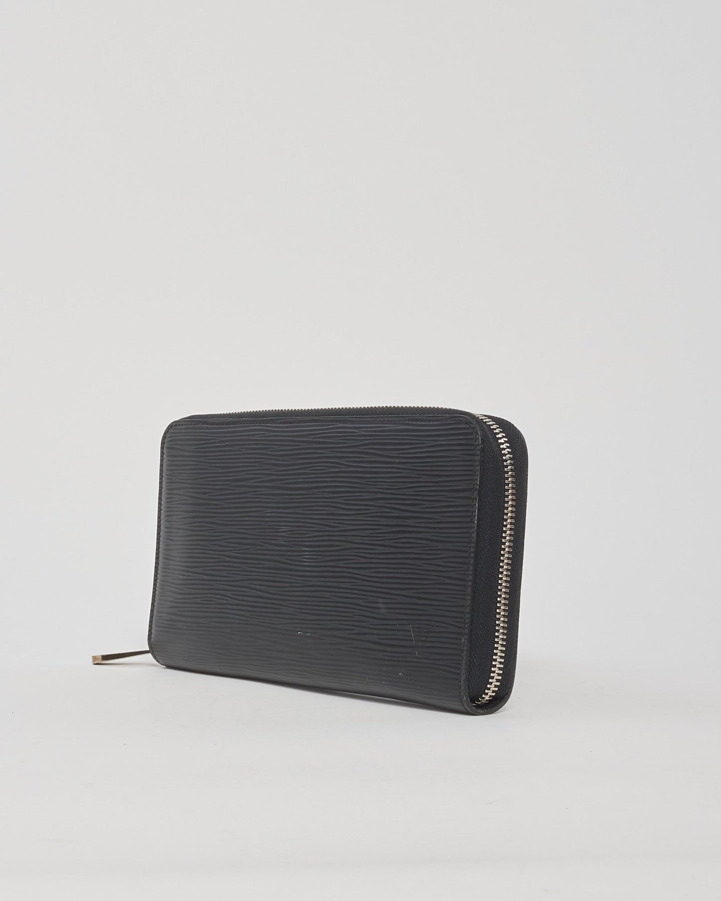 Louis Vuitton Black Epi Leather Long Zip Wallet