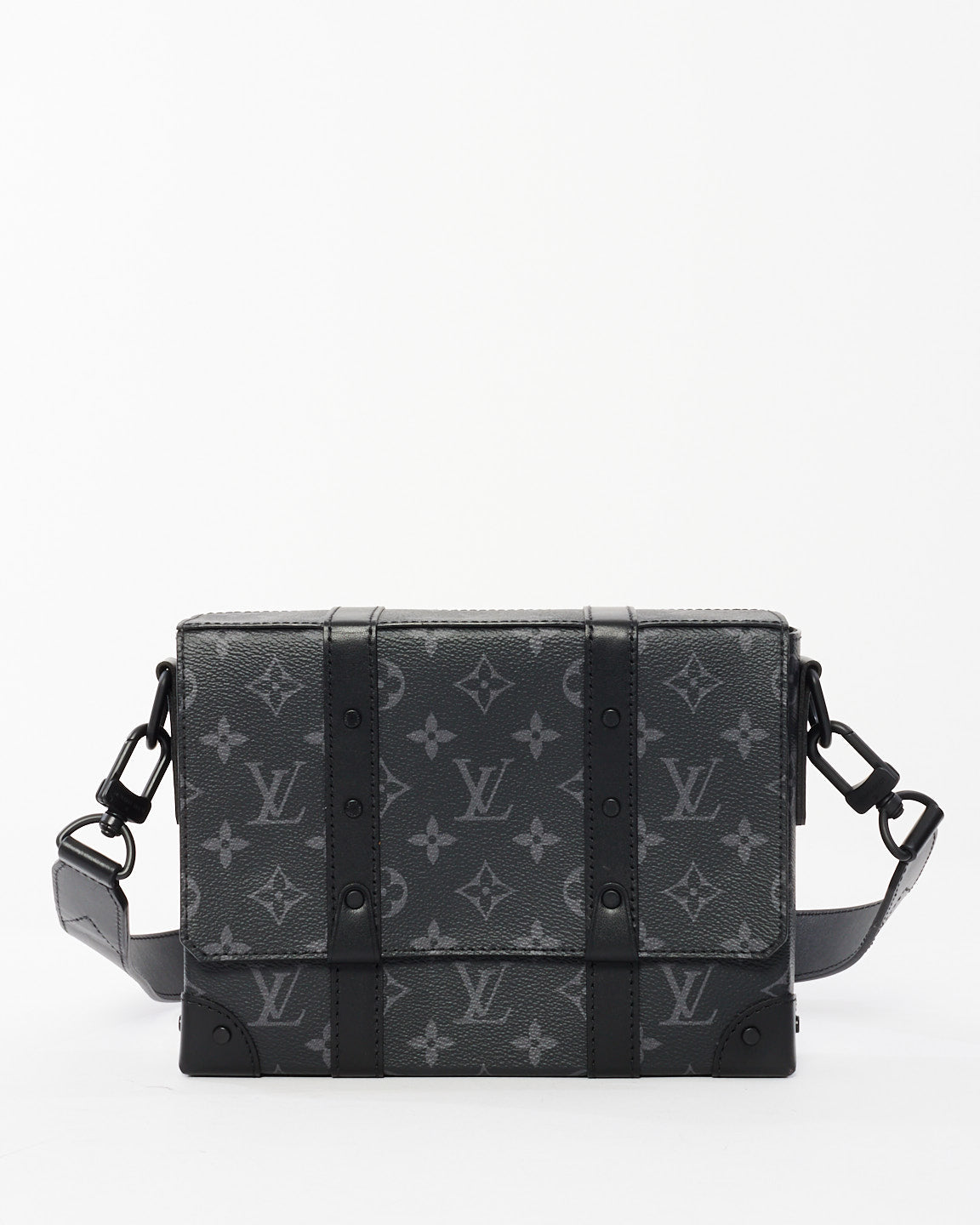 Louis Vuitton Eclipse Monogram Canvas Soft Trunk Flap Crossbody Bag
