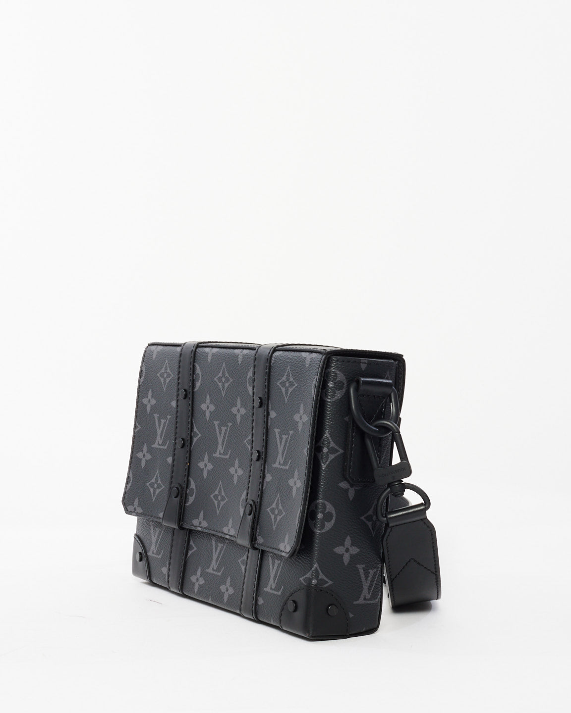 Louis Vuitton Eclipse Monogram Canvas Soft Trunk Flap Crossbody Bag