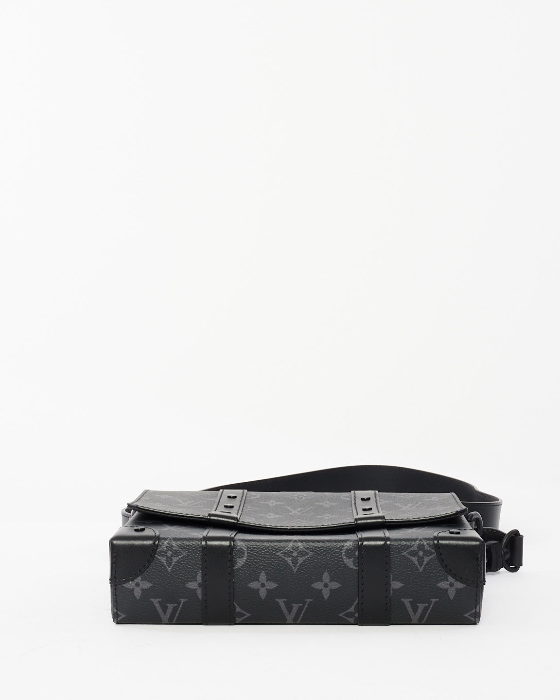 Louis Vuitton Eclipse Monogram Canvas Soft Trunk Flap Crossbody Bag