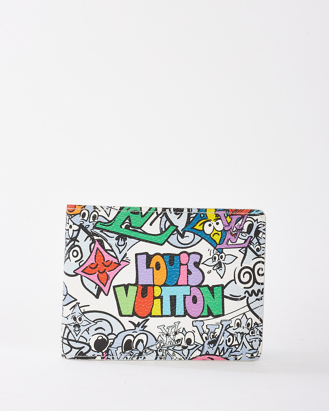 Louis Vuitton Blue Multi Monogram Comics Graffiti Wallet