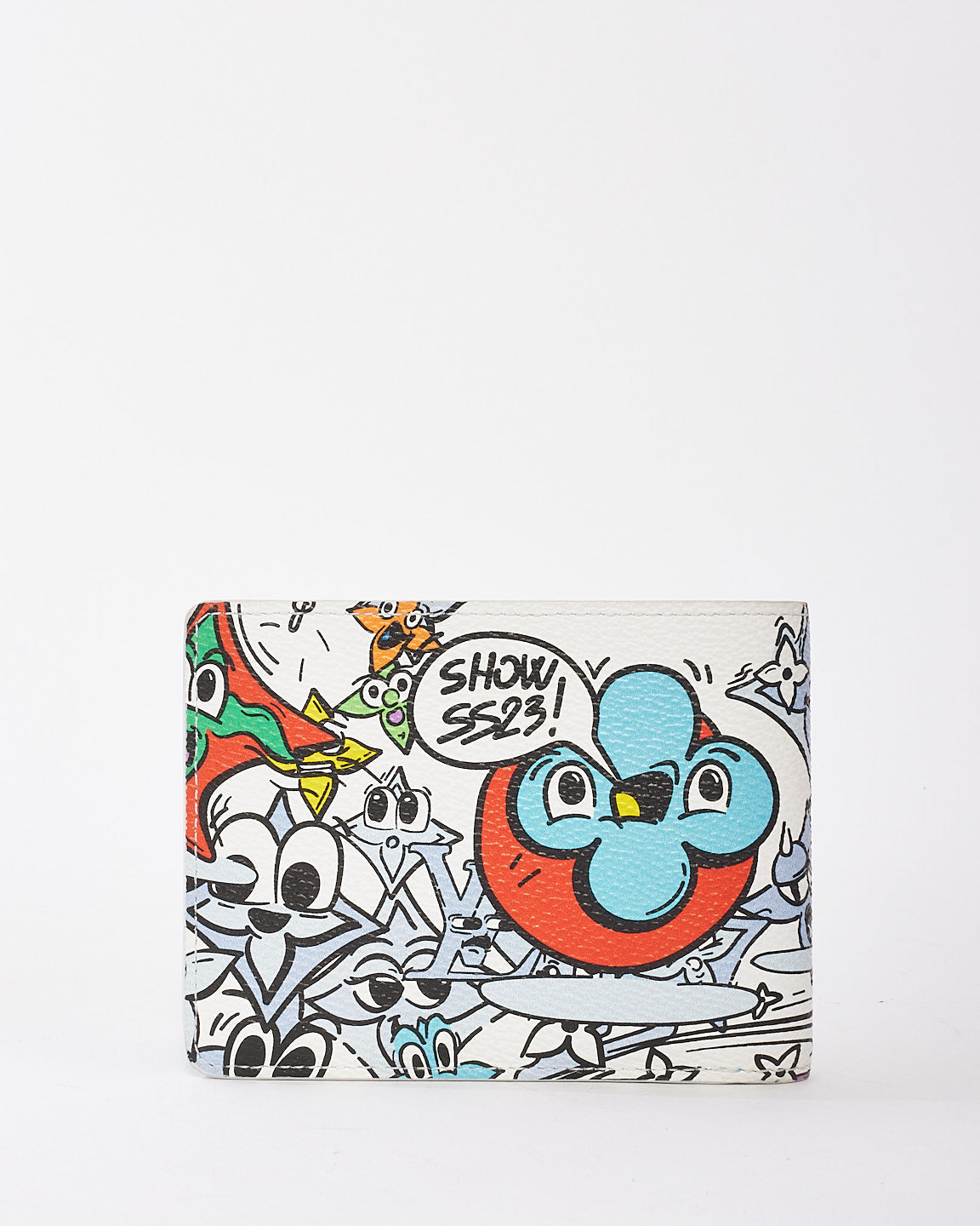 Louis Vuitton Blue Multi Monogram Comics Graffiti Wallet