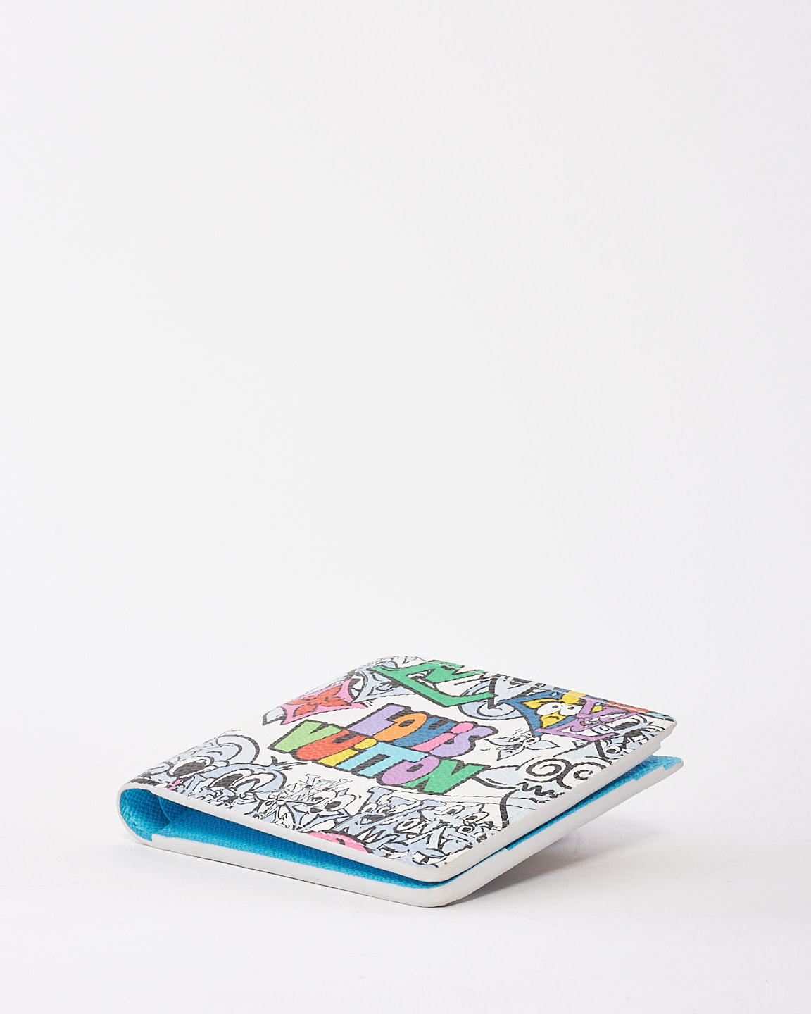 Louis Vuitton Blue Multi Monogram Comics Graffiti Wallet