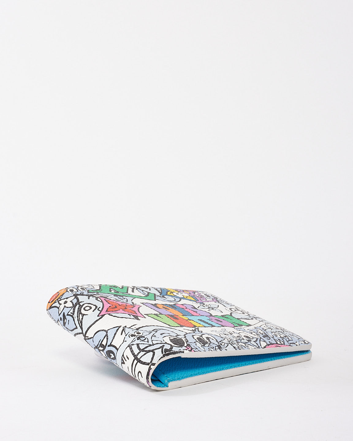 Louis Vuitton Blue Multi Monogram Comics Graffiti Wallet