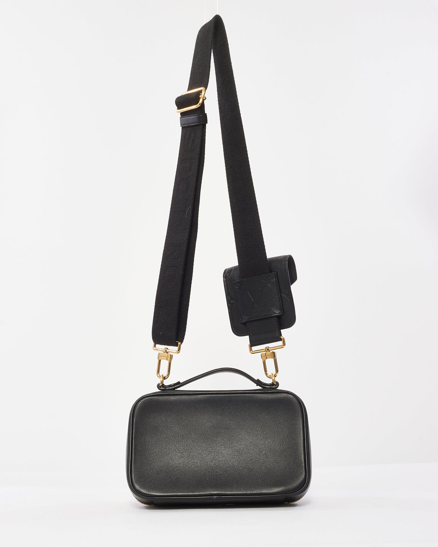 Louis Vuitton Black Monogram Empreinte Leather Utility Crossbody Bag