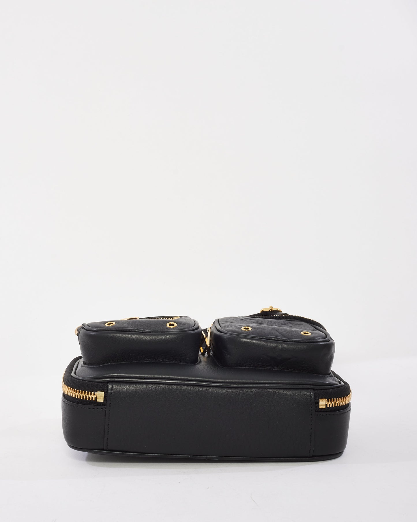 Louis Vuitton Black Monogram Empreinte Leather Utility Crossbody Bag