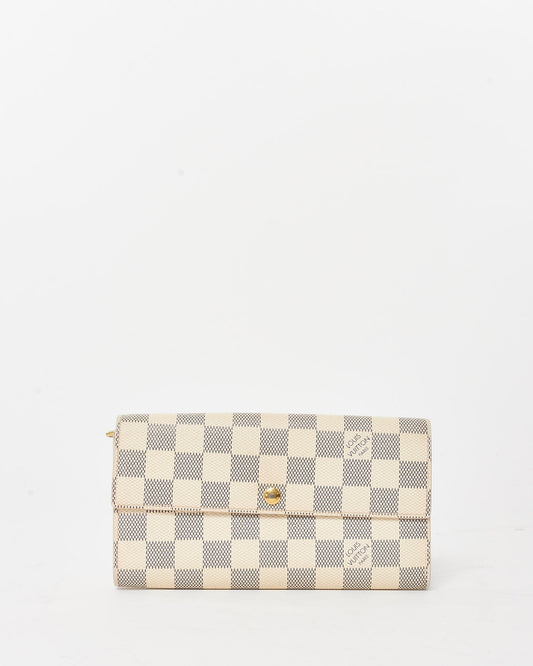 Louis Vuitton Damier Azur Coated Canvas Porte Tresor Wallet