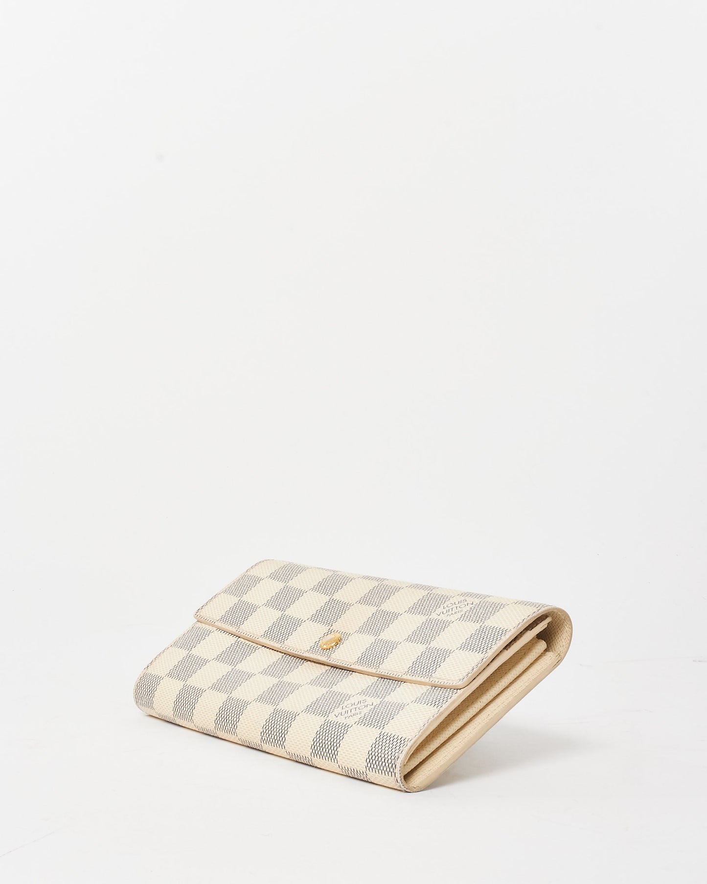 Louis Vuitton Damier Azur Coated Canvas Porte Tresor Wallet