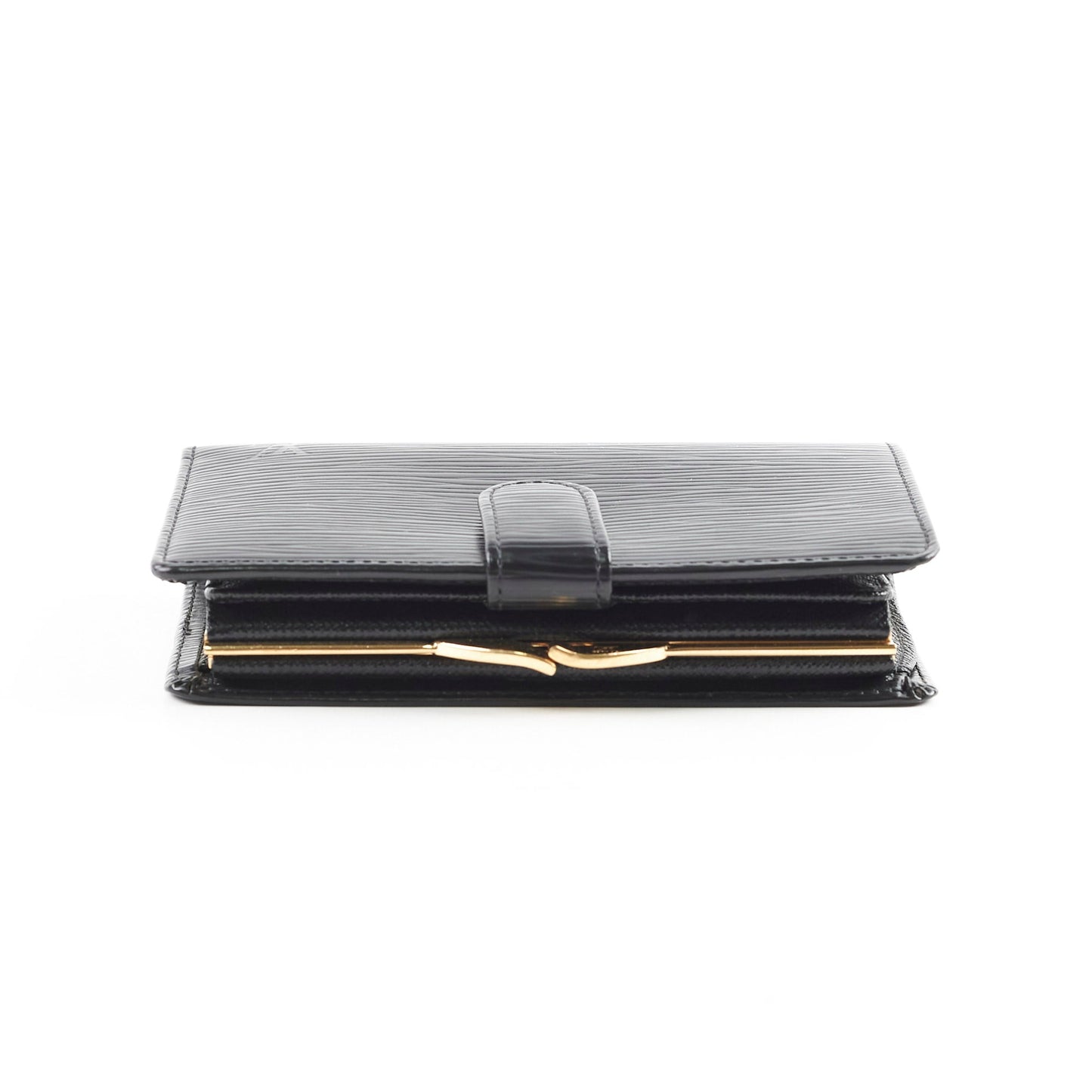 Louis Vuitton Epi French Purse Wallet Black
