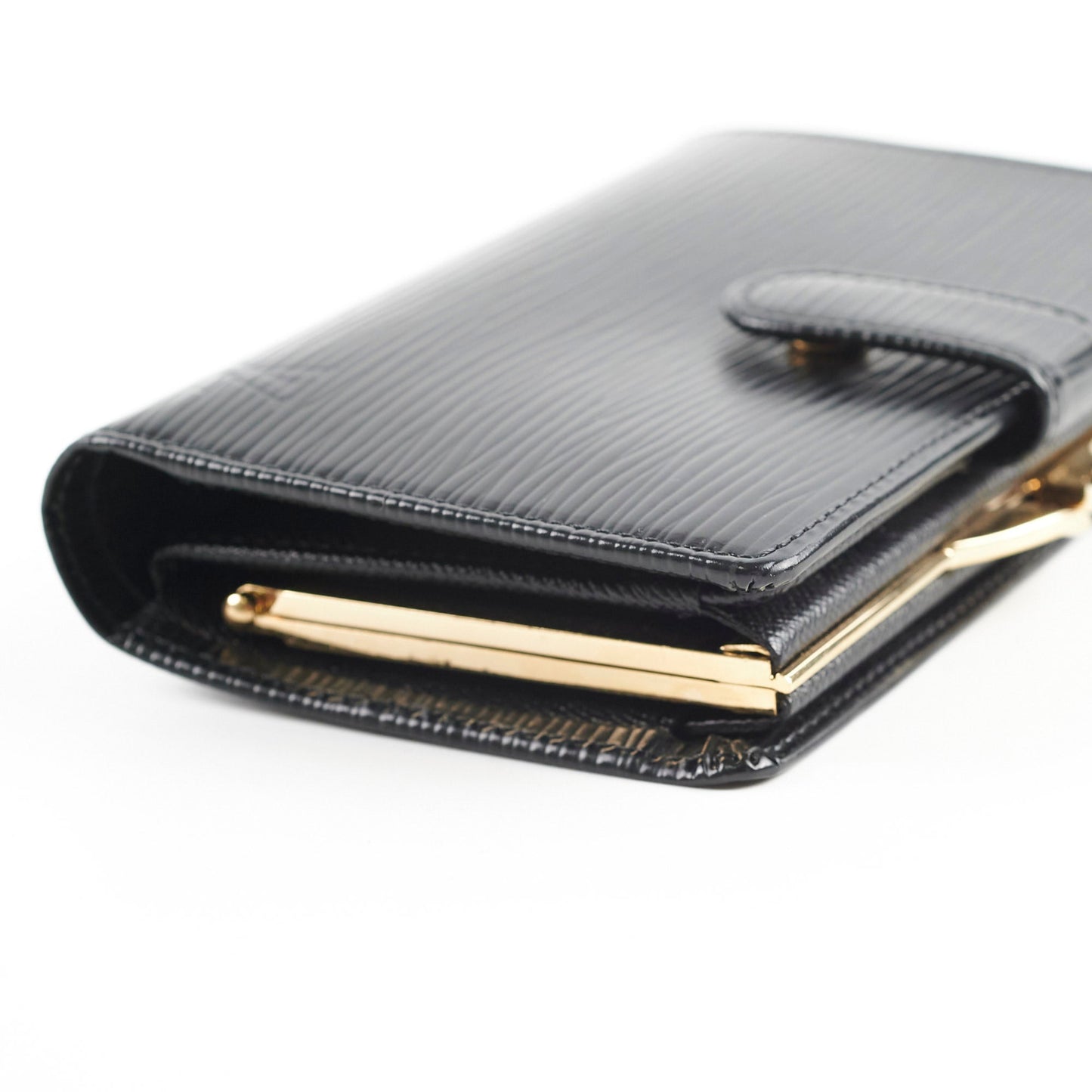 Louis Vuitton Epi French  Alice Bags Wallet Black