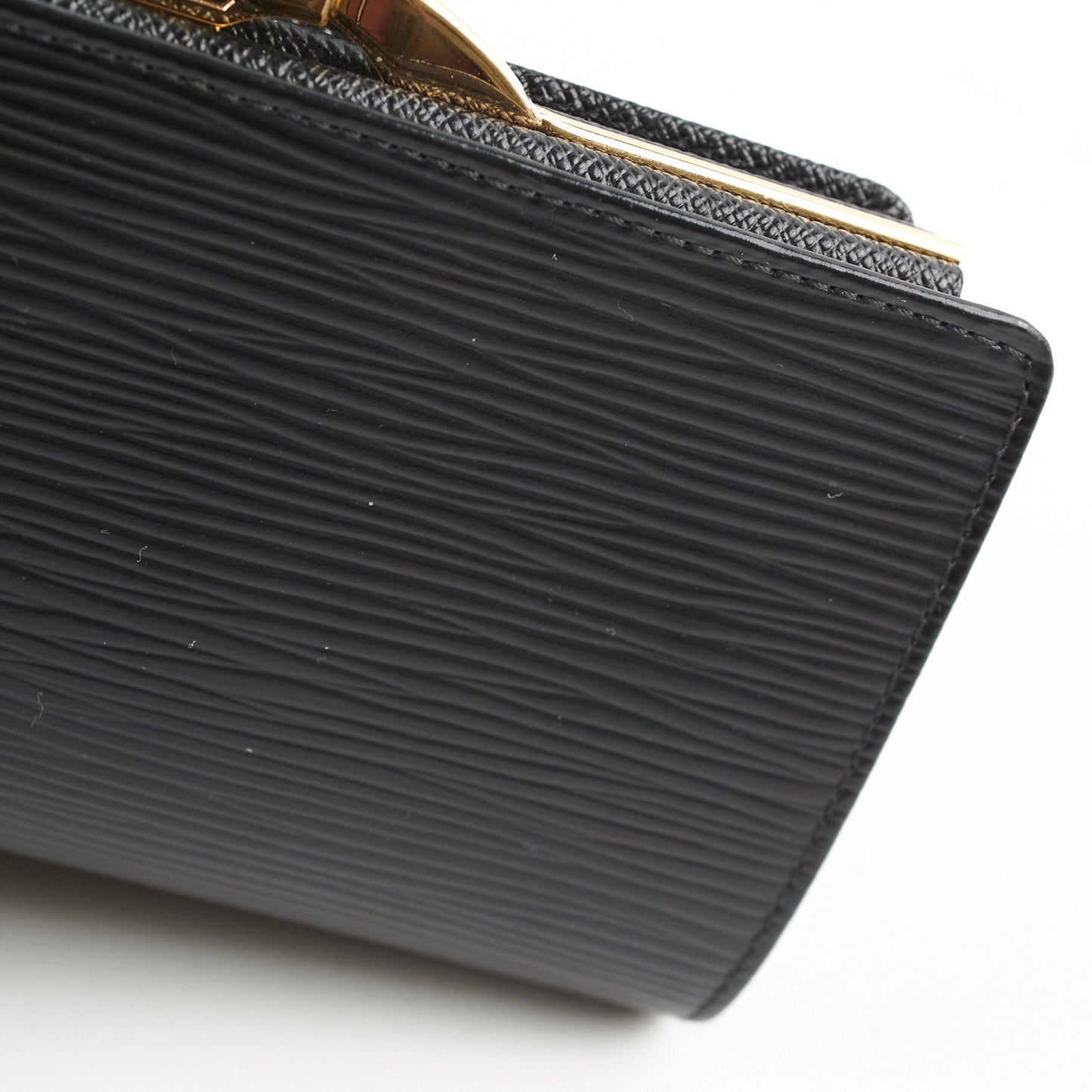 Louis Vuitton Epi French  Alice Bags Wallet Black