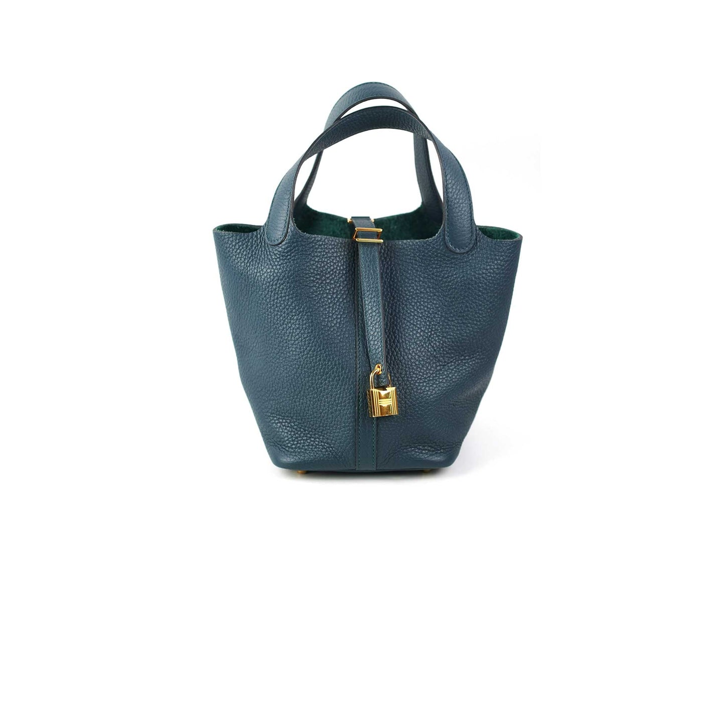 Hermes Picotin 18 Clemence Vert Cypress - Z Stamp