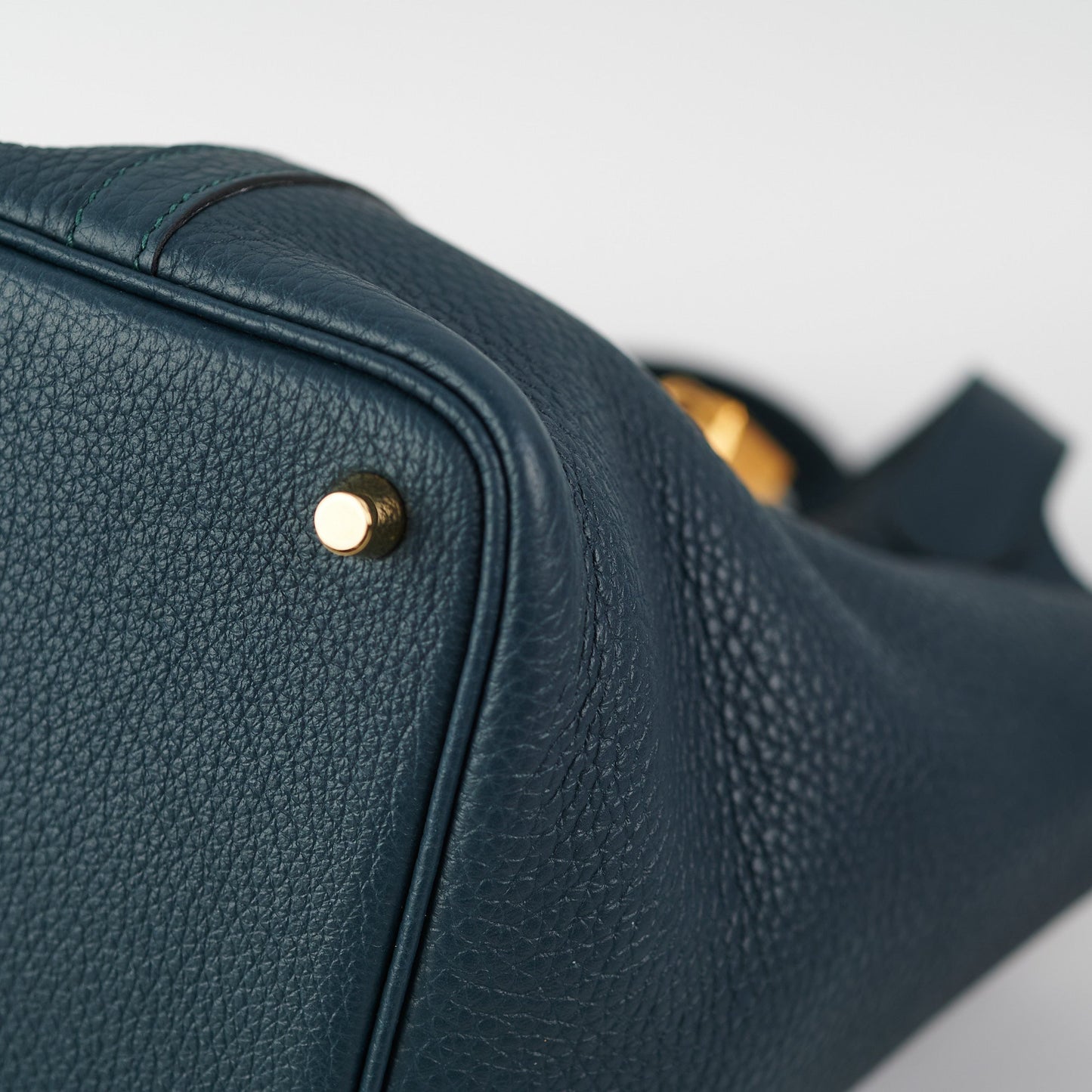 Hermes Picotin 18 Clemence Vert Cypress - Z Stamp