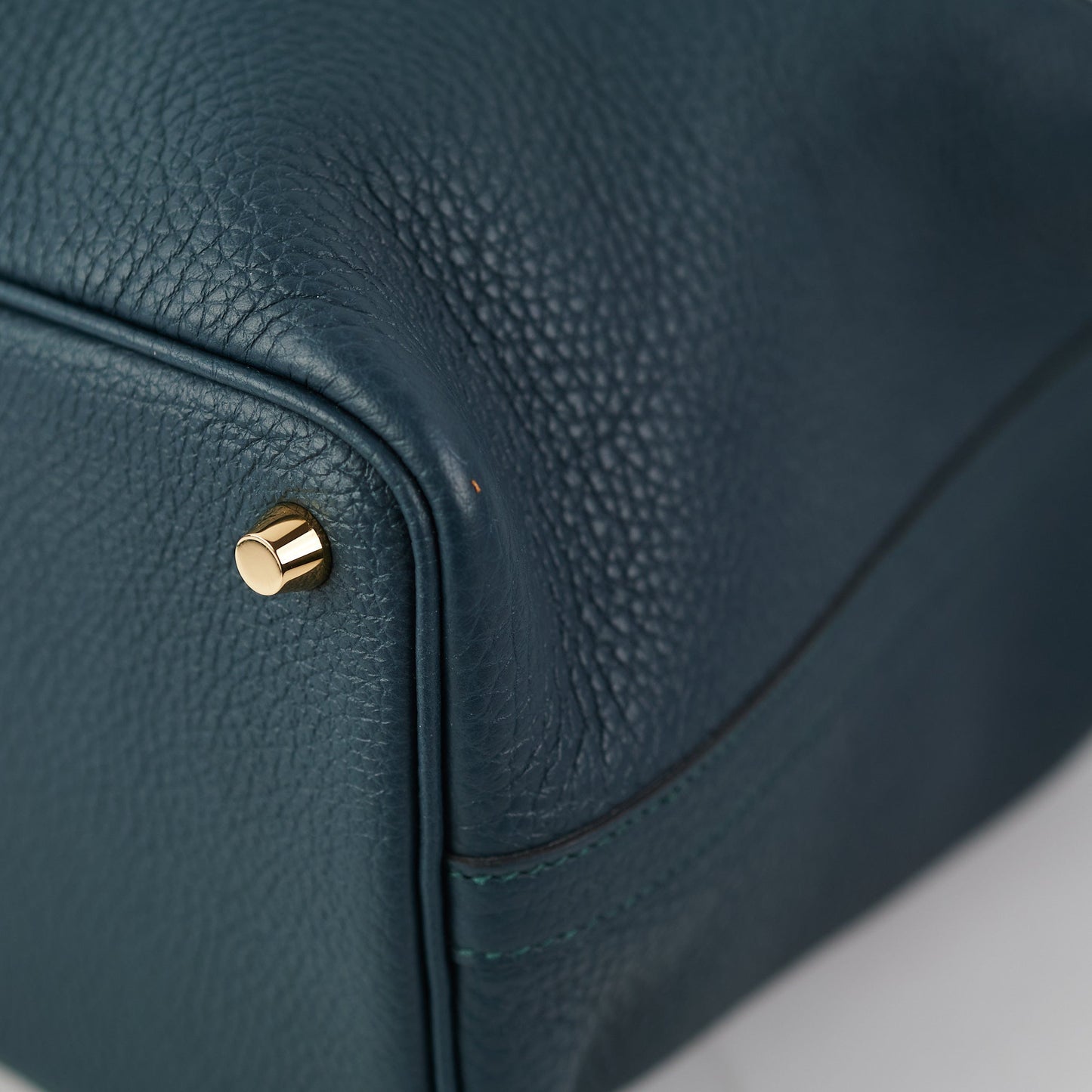 Hermes Picotin 18 Clemence Vert Cypress - Z Stamp