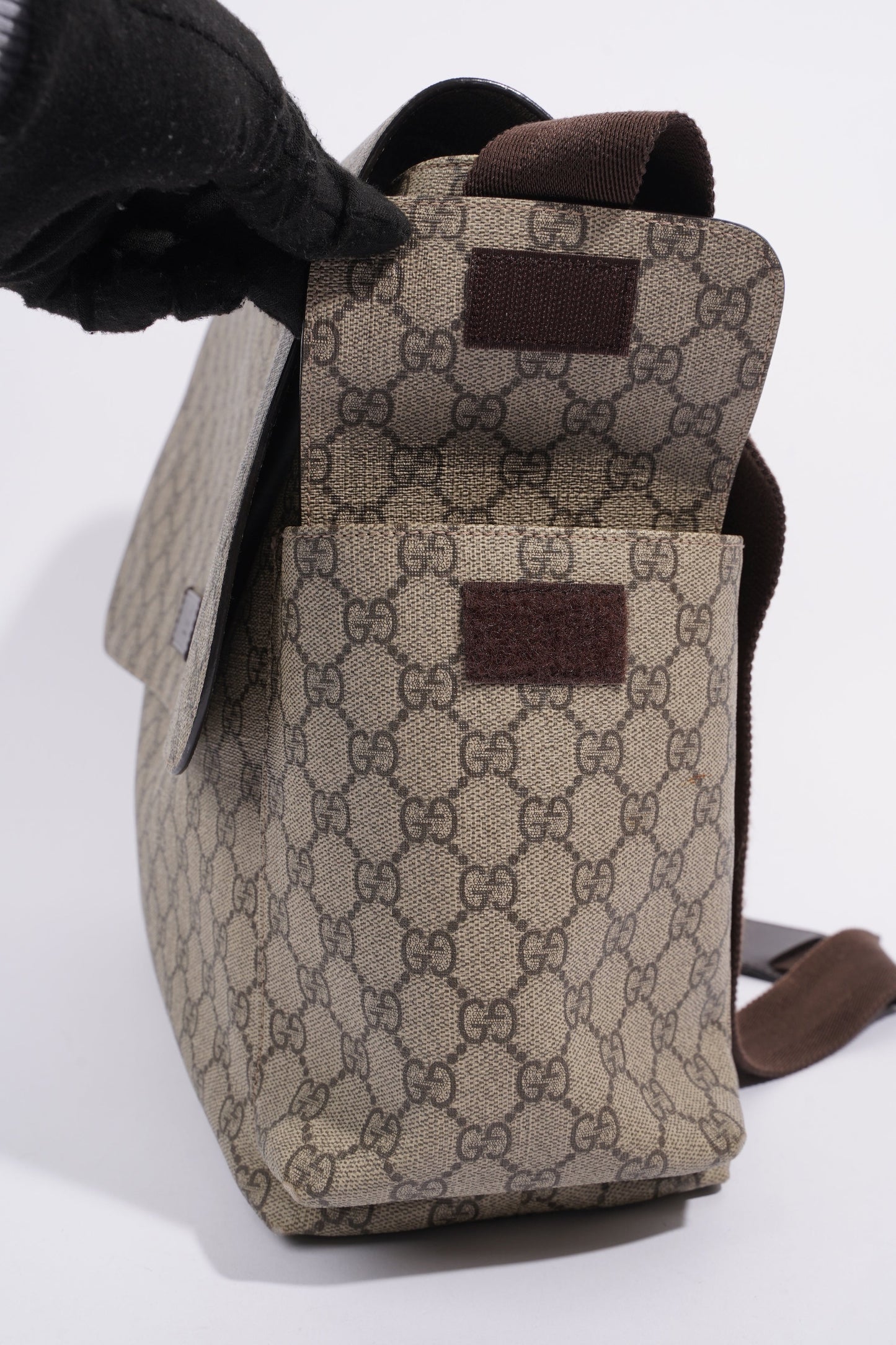 Gucci Baby Changing Bag GG Supreme Coated Canvas