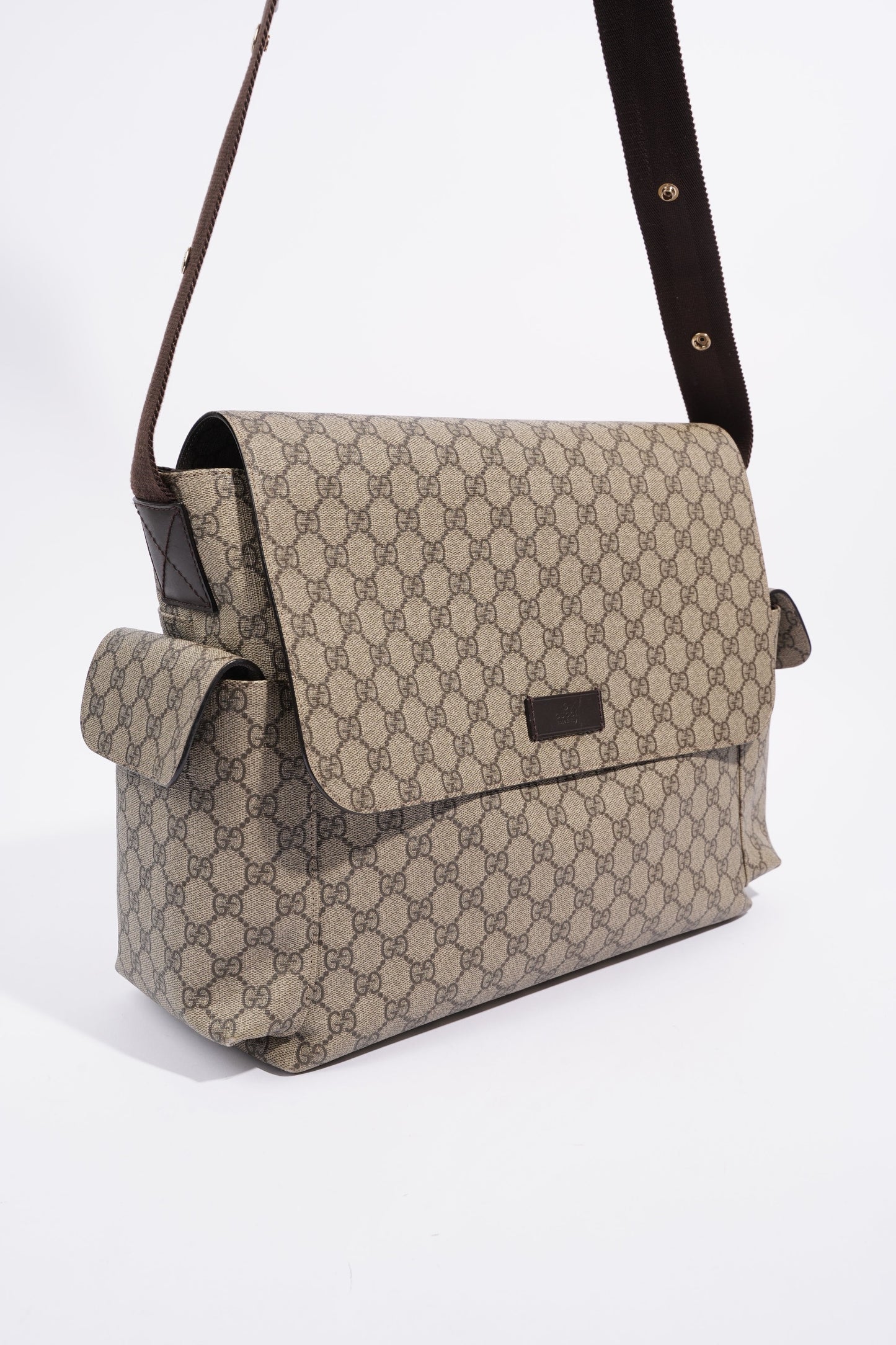 Gucci Baby Changing Bag GG Supreme Coated Canvas