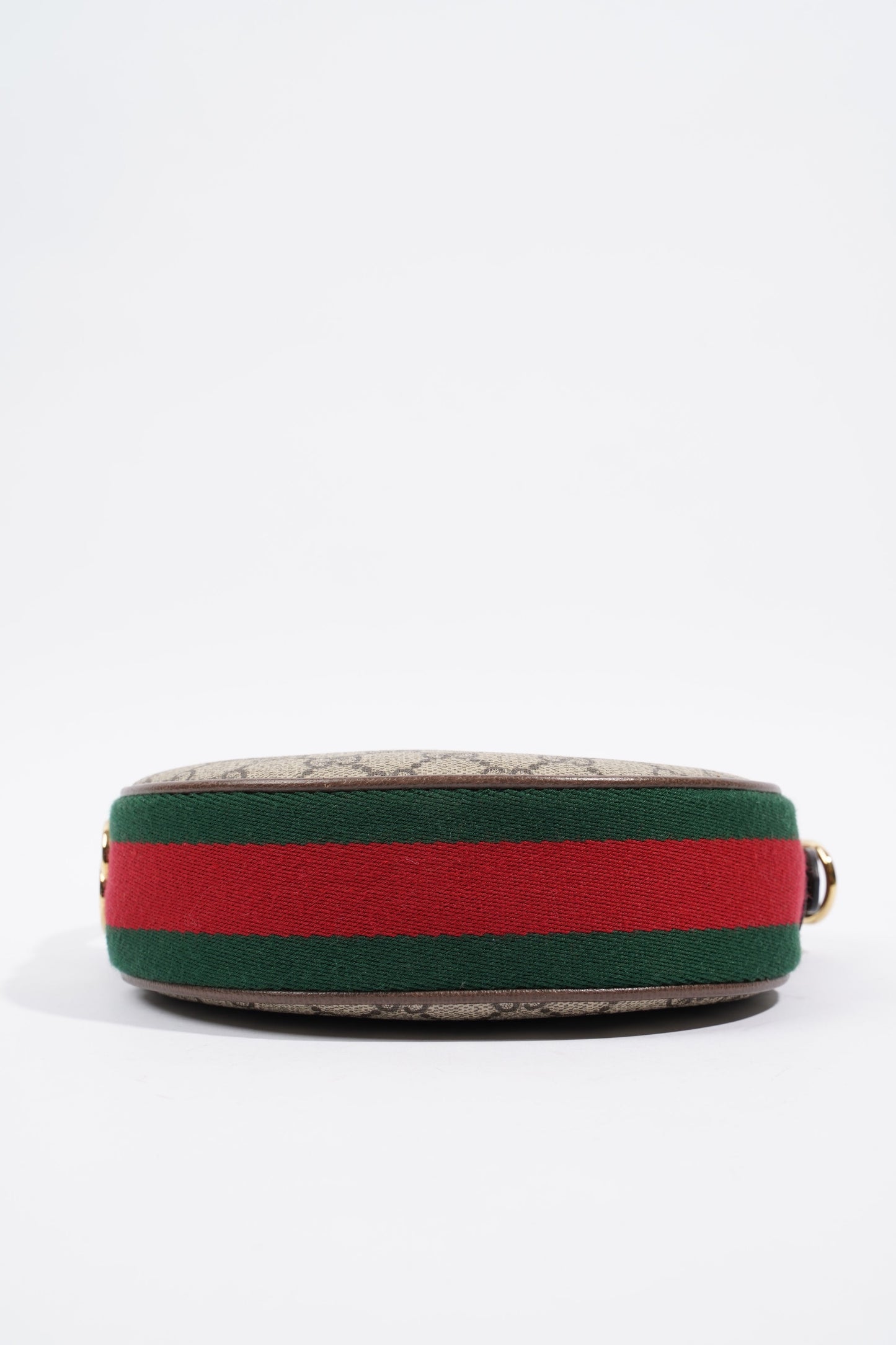 Gucci Ophidia GG Bag Monogram / Brown / Green Canvas Mini