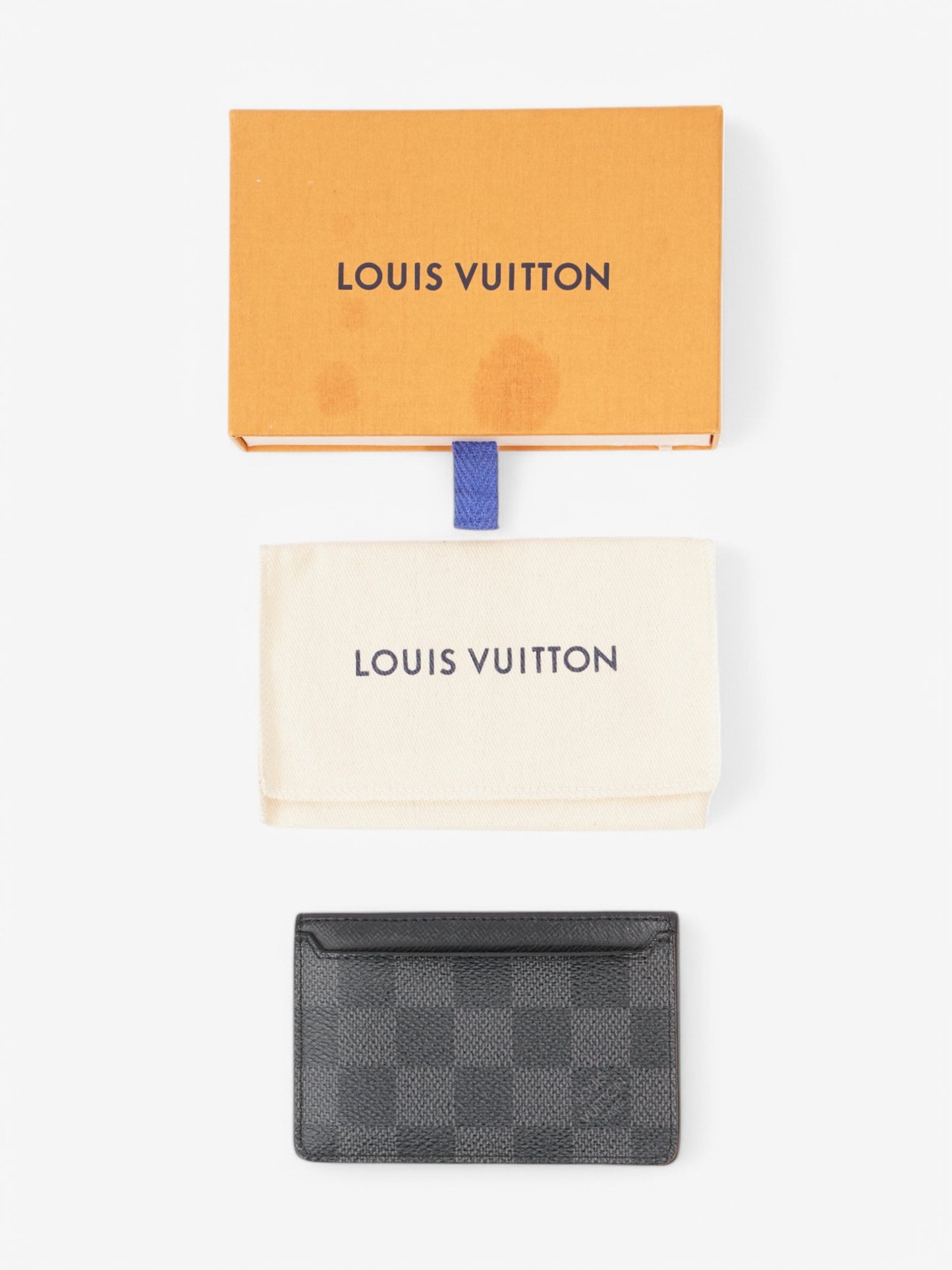 Louis Vuitton Card holder Damier Graphite Coated Canvas