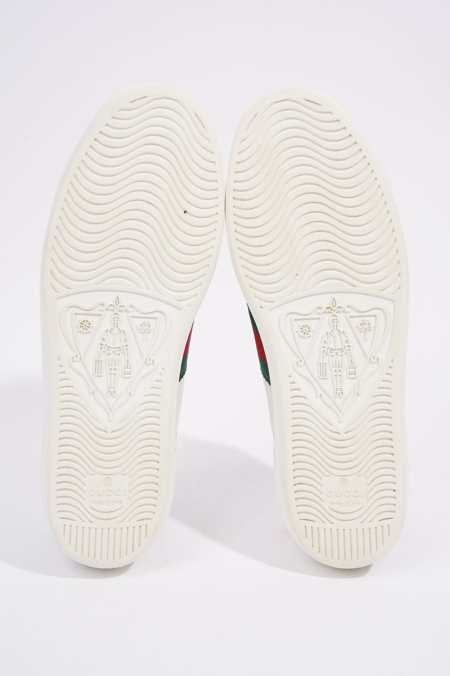 Gucci Ace Embroidered Bee White / Red / Green Leather EU 36.5 UK 3.5