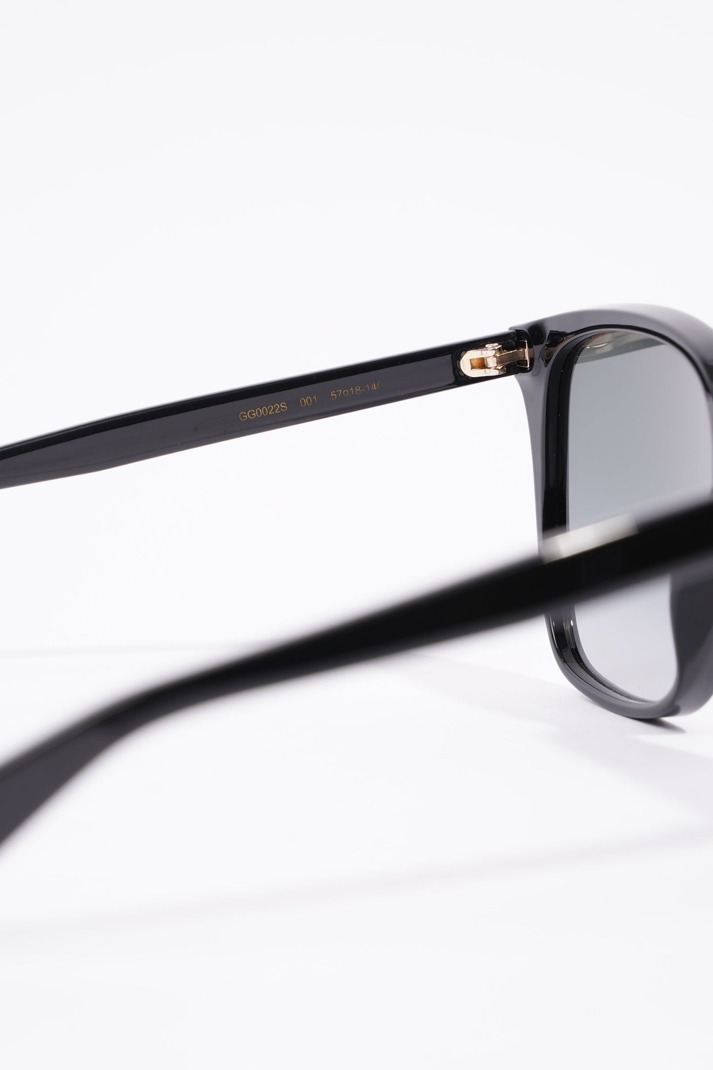 Gucci GG0022S Sunglasses Black Acetate 140