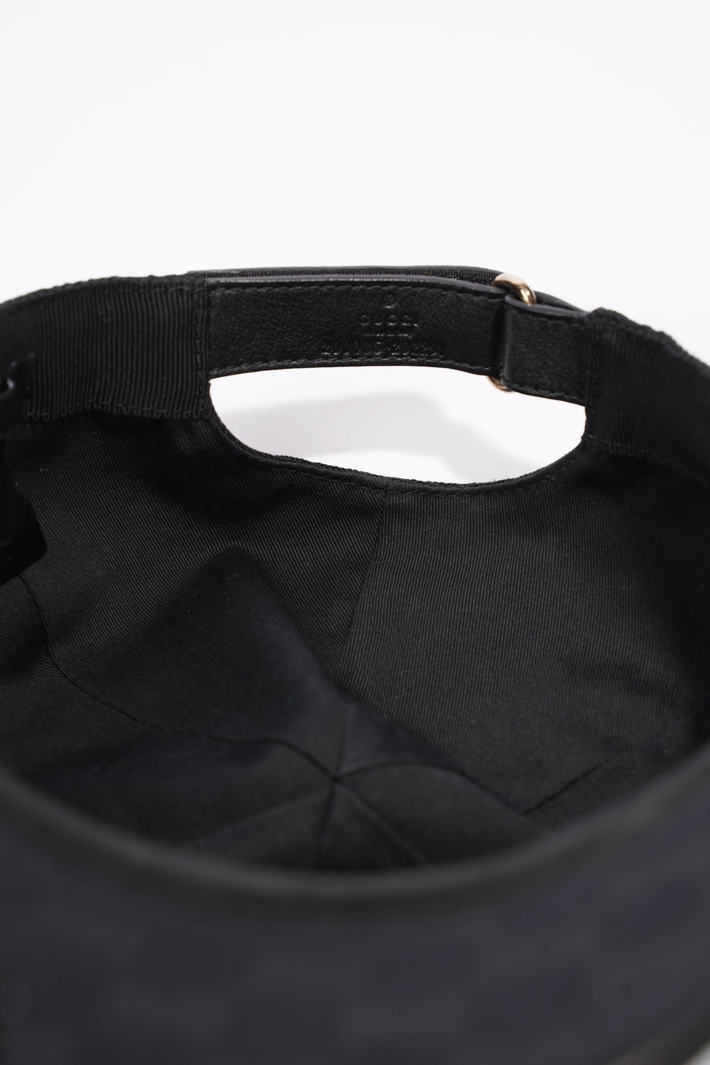 Gucci Original GG Cap Black / Gucci Stripe Cotton Medium
