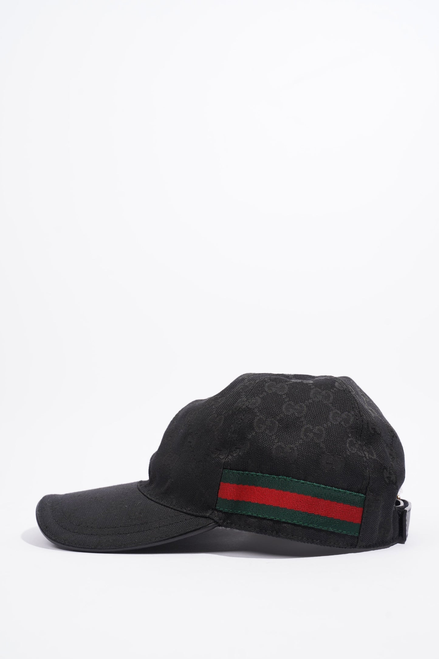 Gucci Original GG Cap Black / Gucci Stripe Cotton Medium