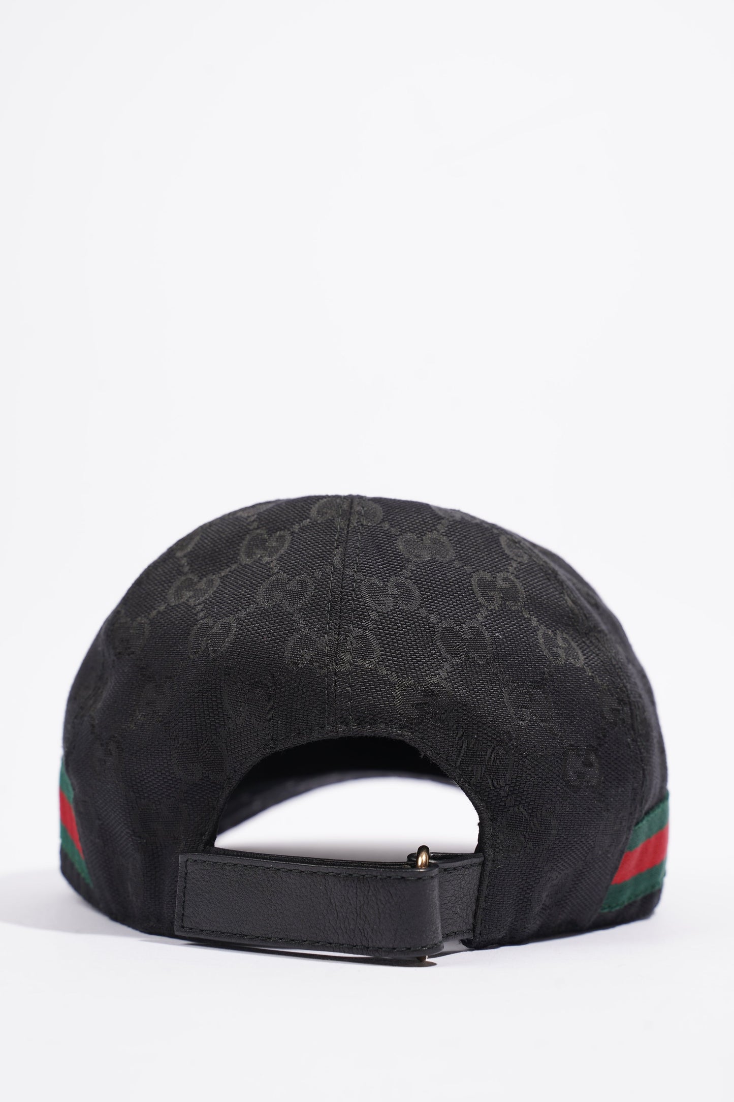 Gucci Original GG Cap Black / Gucci Stripe Cotton Medium