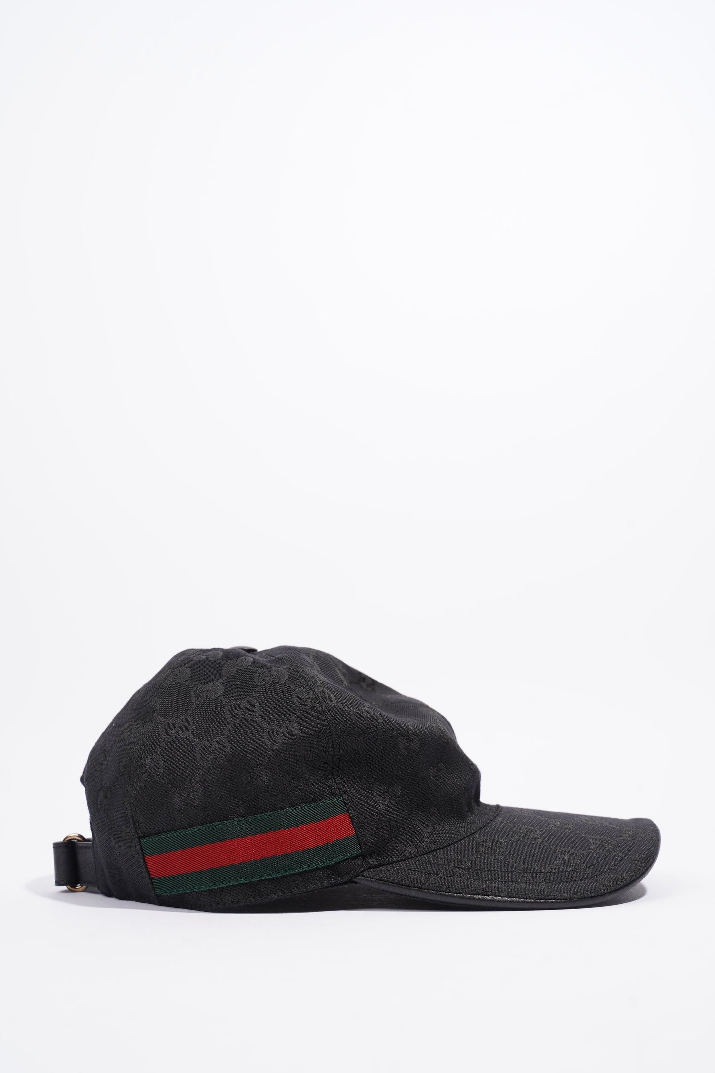 Gucci Original GG Cap Black / Gucci Stripe Cotton Medium