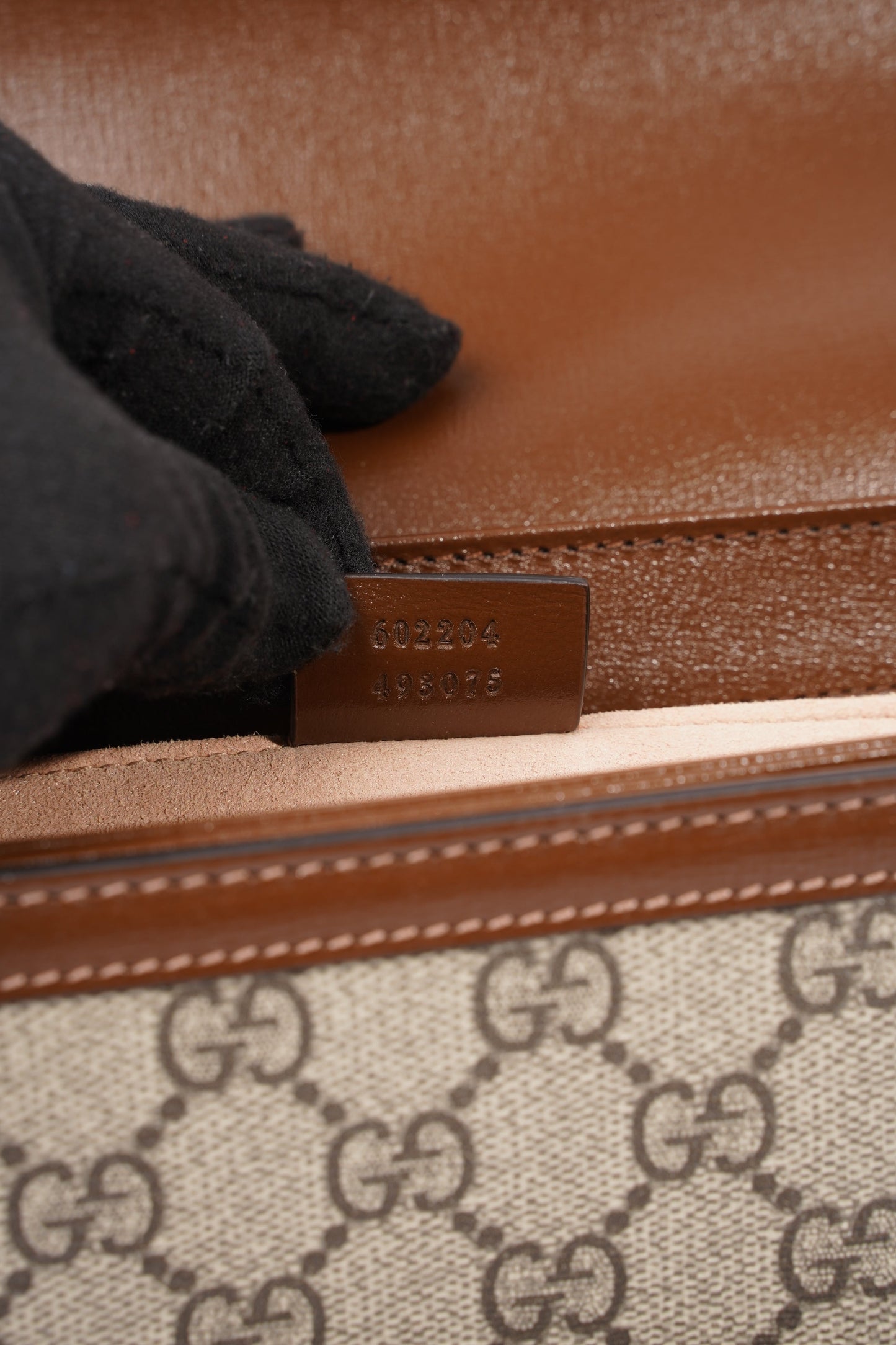 Gucci Horsebit 1955 Shoulder Bag Supreme / Brown Coated Canvas