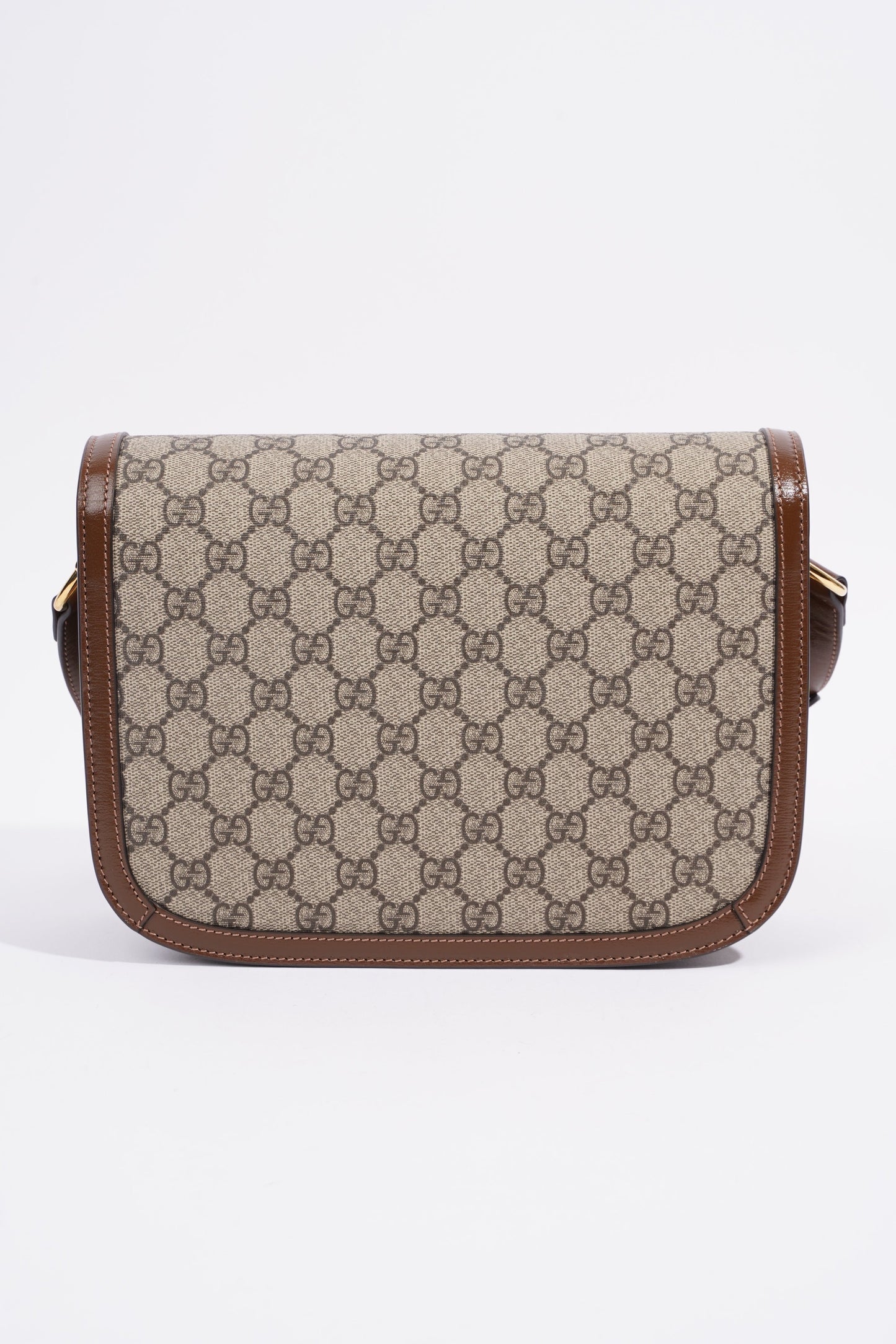 Gucci Horsebit 1955 Shoulder Bag Supreme / Brown Coated Canvas