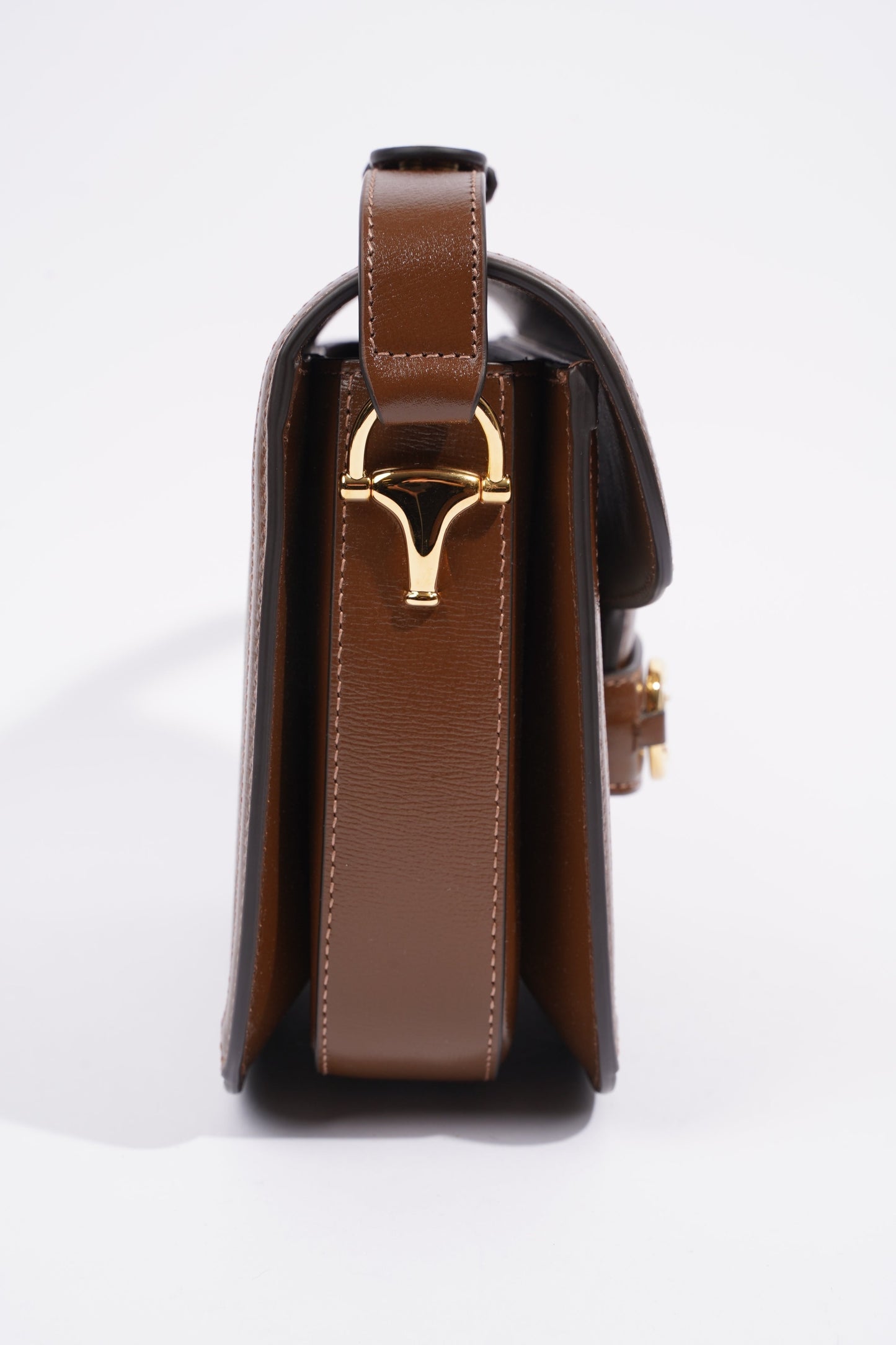 Gucci Horsebit 1955 Shoulder Bag Supreme / Brown Coated Canvas