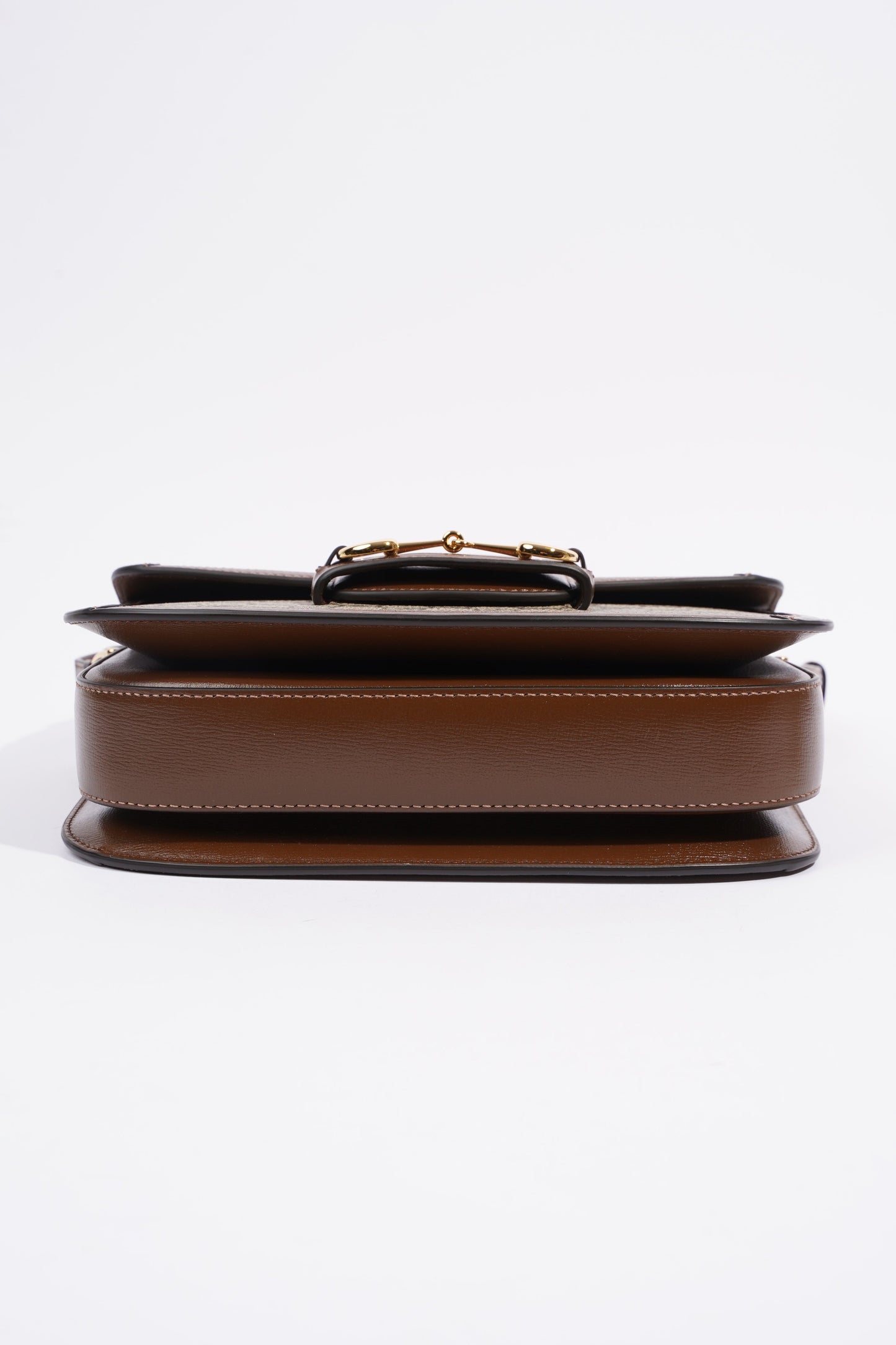 Gucci Horsebit 1955 Shoulder Bag Supreme / Brown Coated Canvas