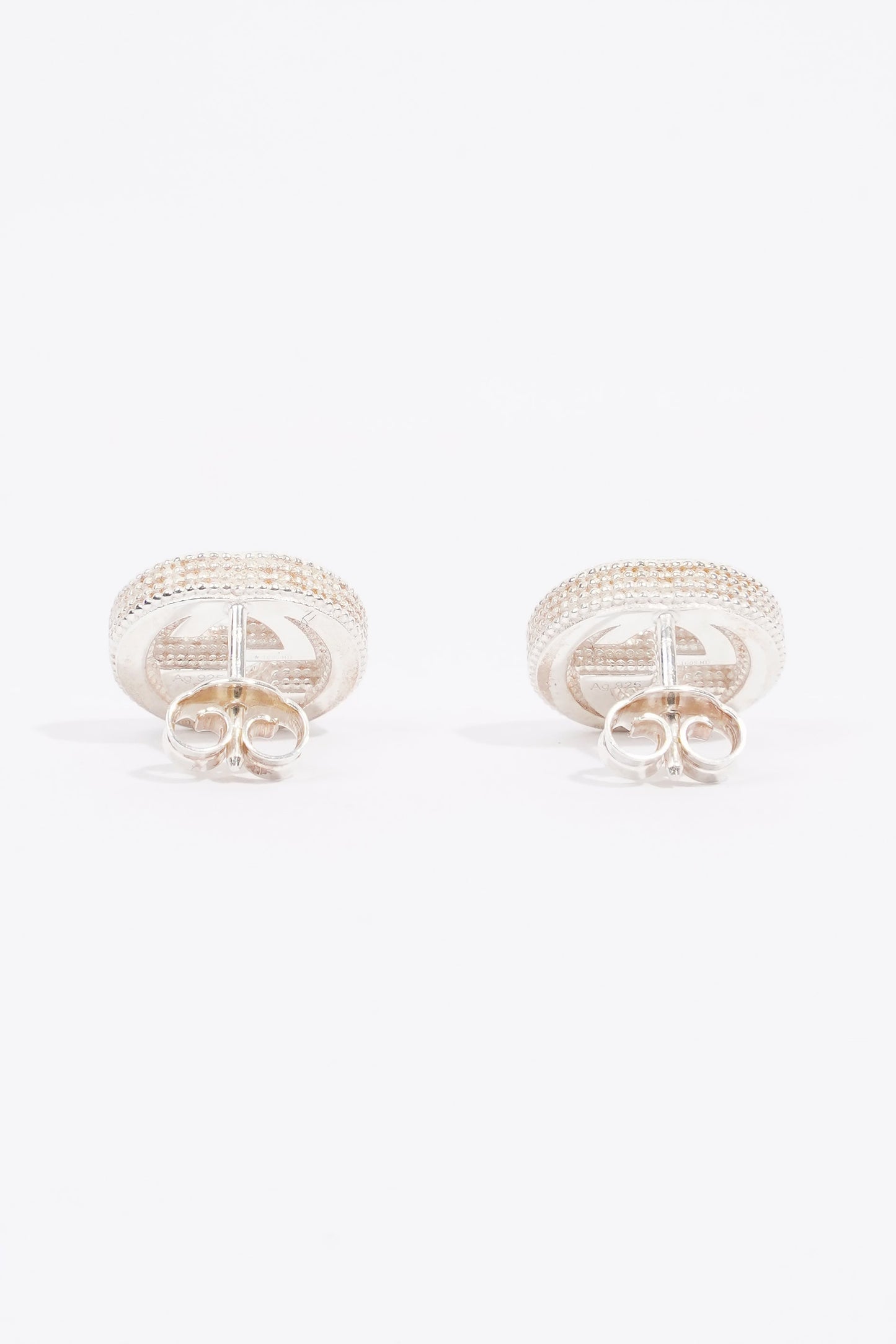 Gucci GG Earrings Silver Silver Sterling