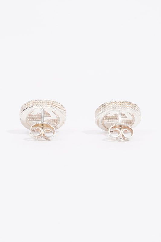 Gucci GG Earrings Silver Silver Sterling