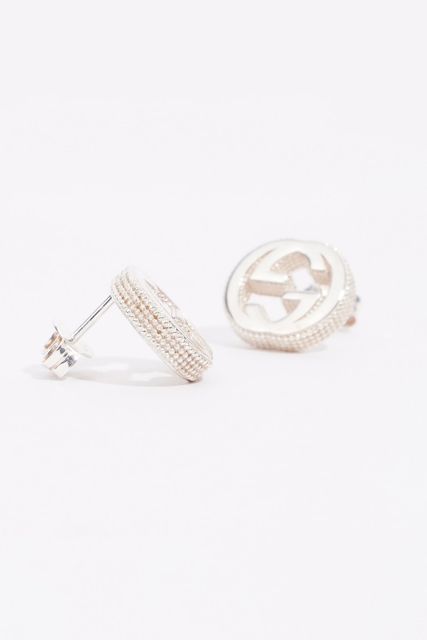 Gucci GG Earrings Silver Silver Sterling