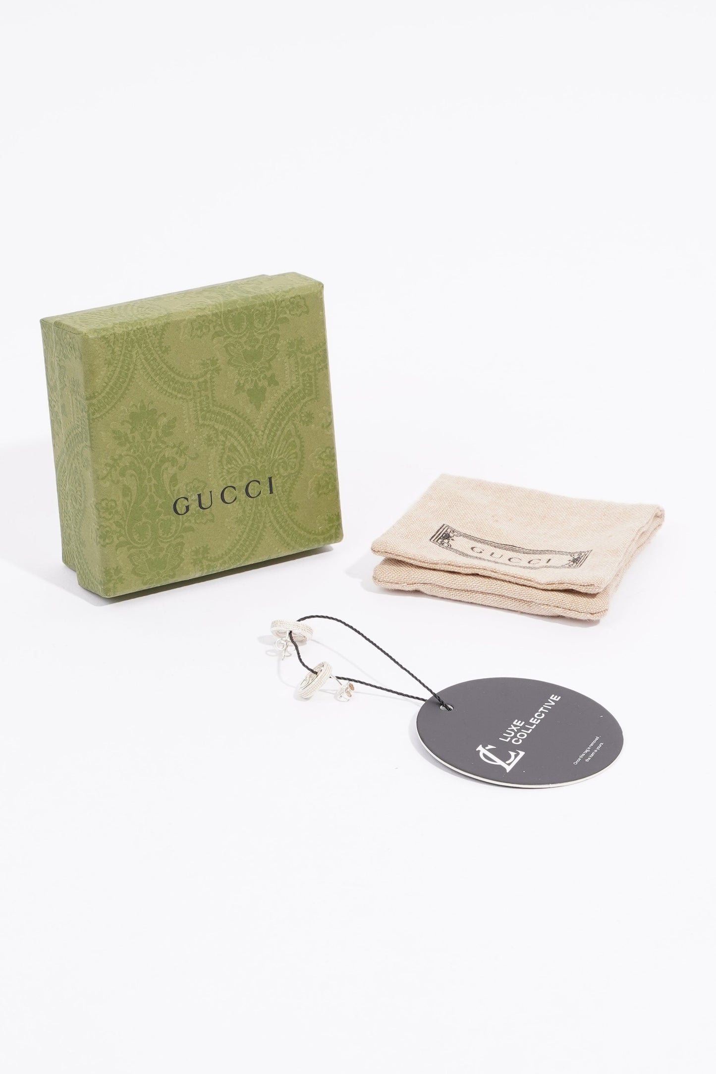 Gucci GG Earrings Silver Silver Sterling