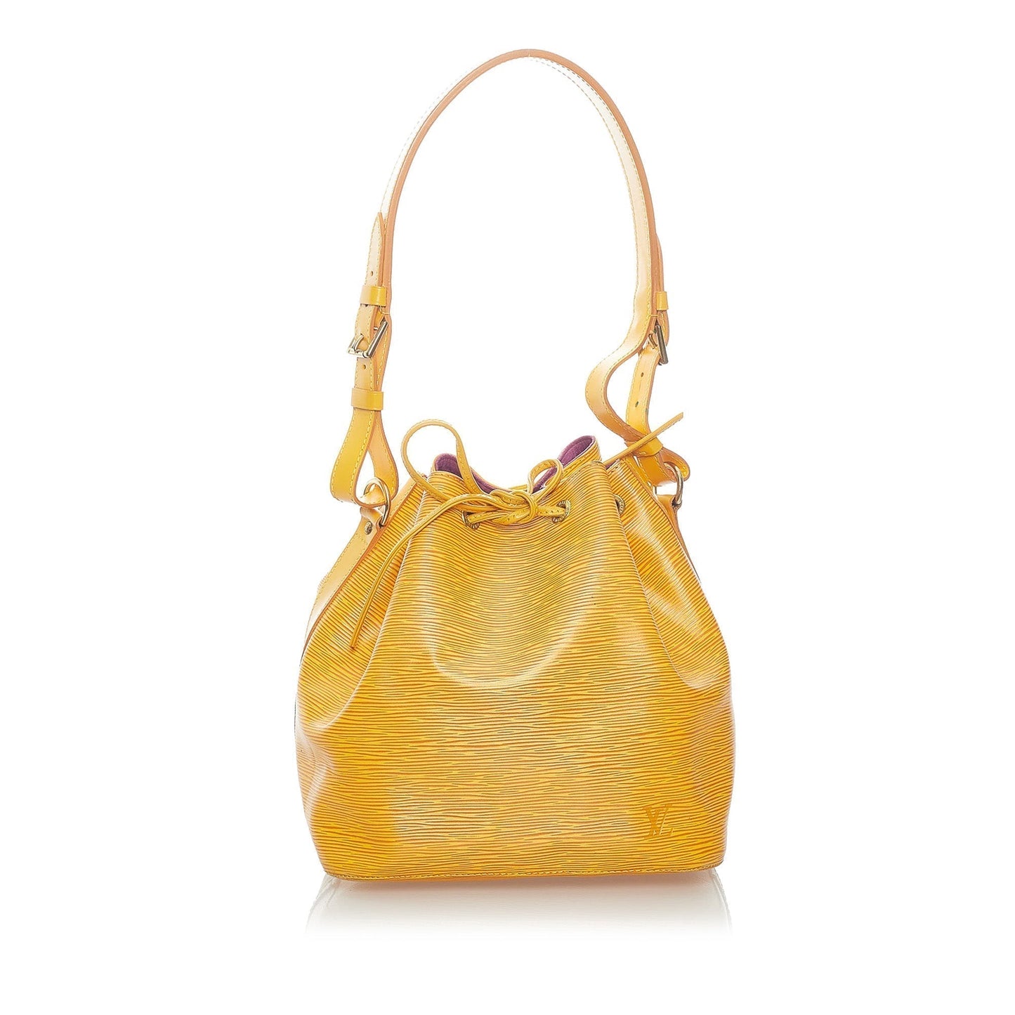 LOUIS VUITTON Epi Petit Noe Yellow